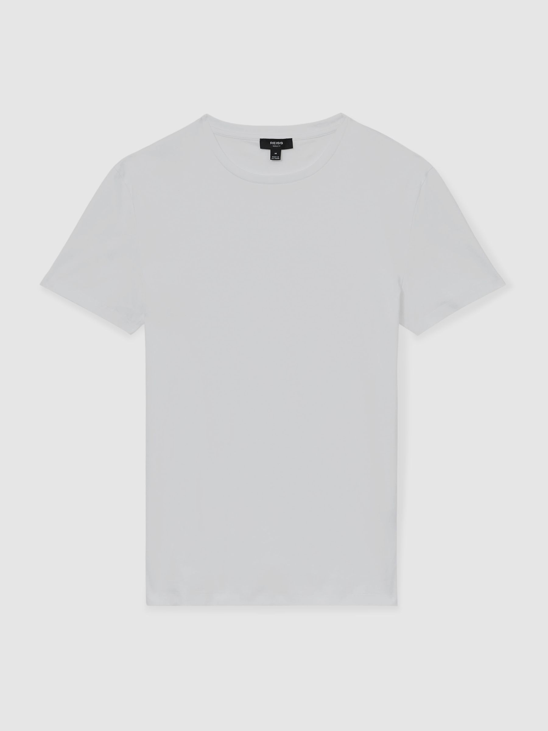 Cotton Sports-Fit T-Shirt in White - Image 2 of 6