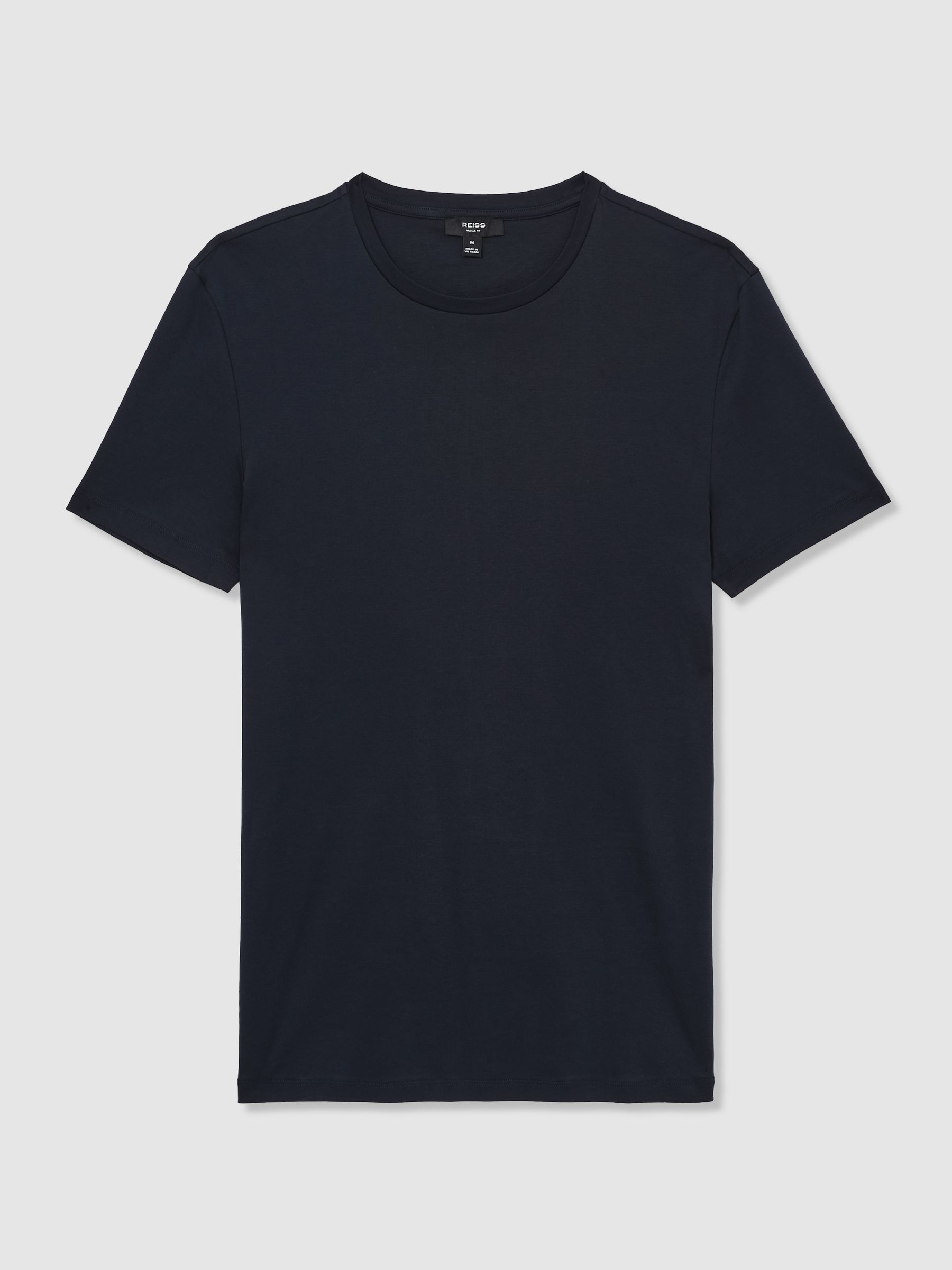 Cotton Sports-Fit T-Shirt in Navy - Image 2 of 5