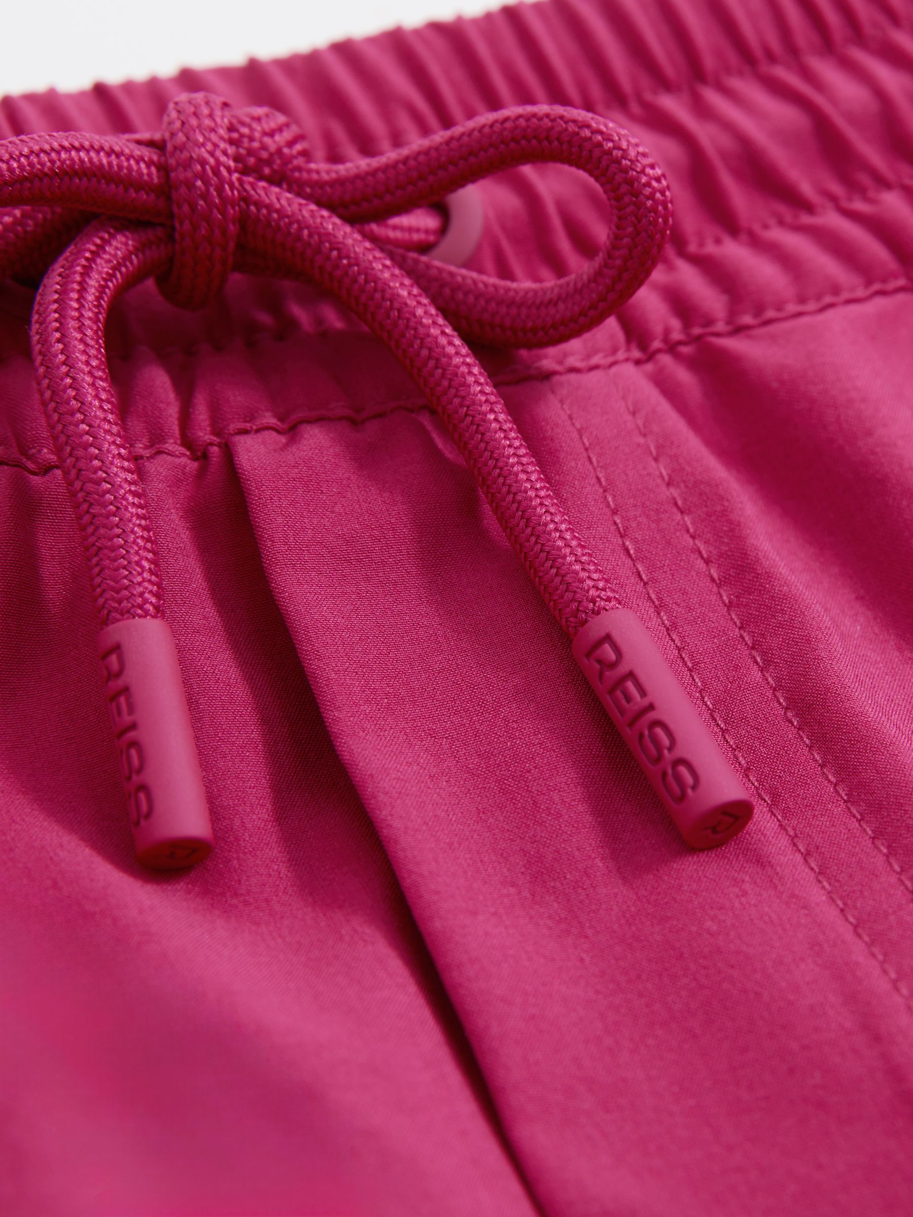 Drawstring Swim Shorts in Dark Pink - Image 5 of 5