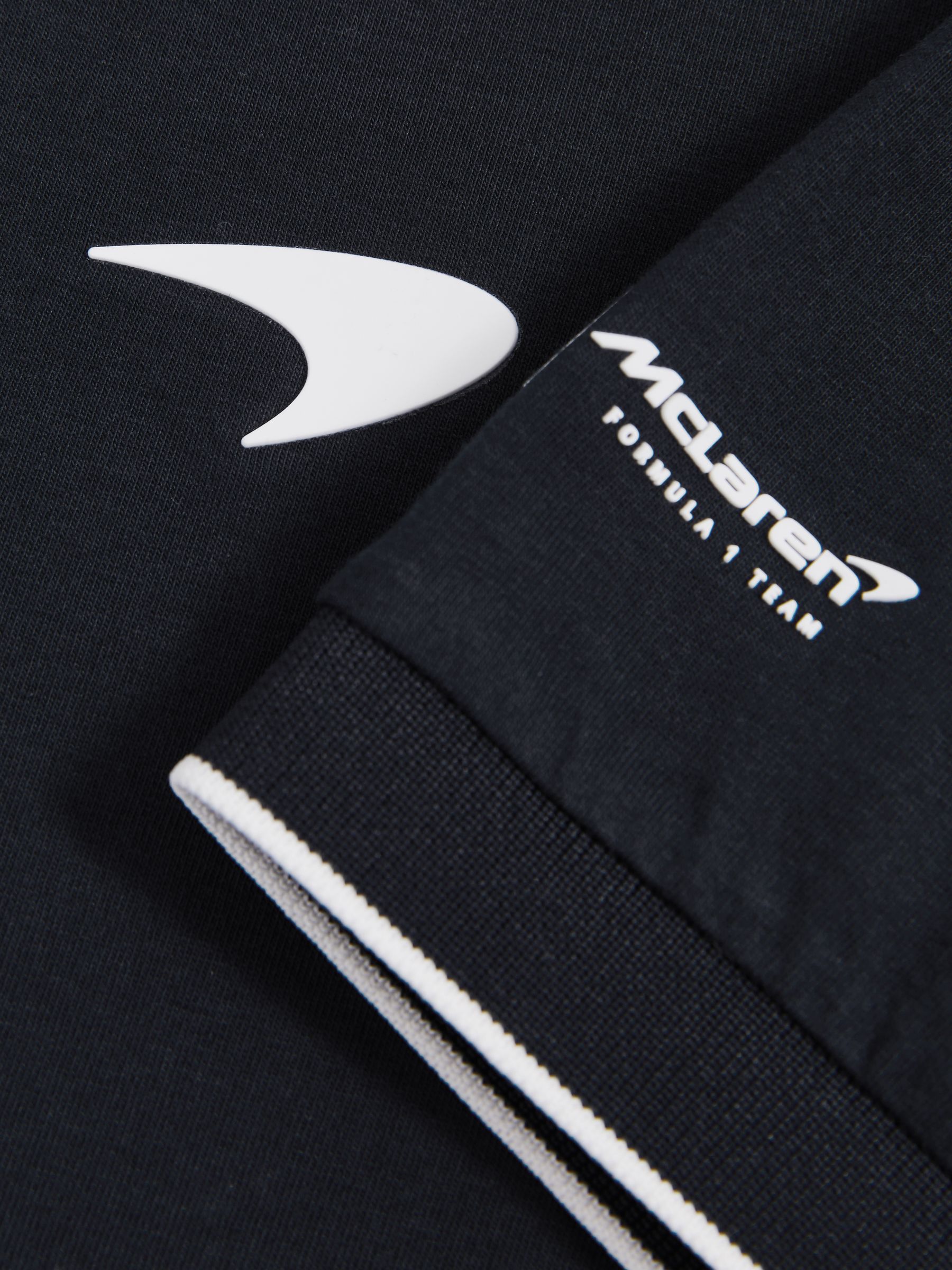 McLaren F1 Team Cotton Polo Shirt in Navy - Image 6 of 7