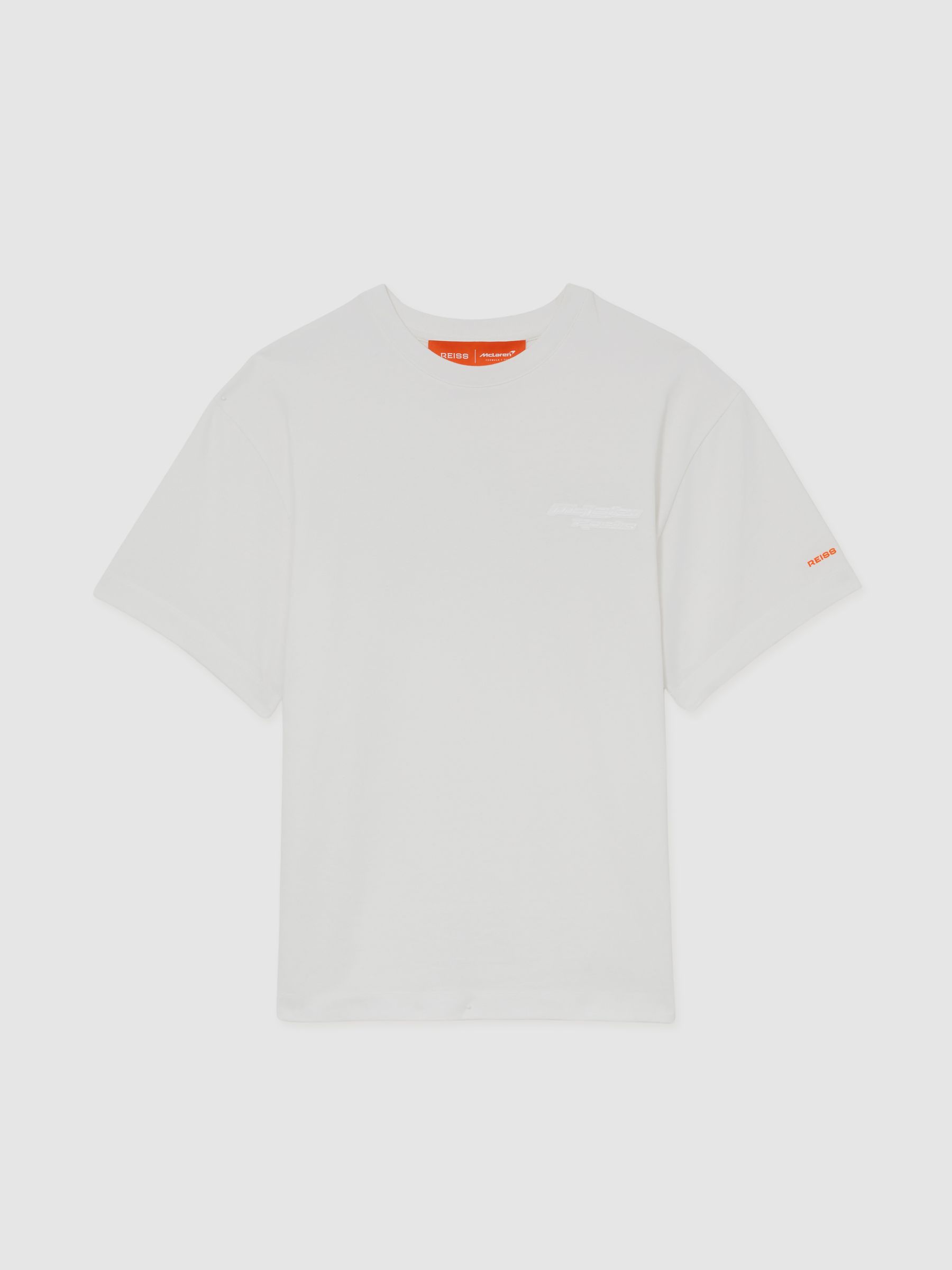 McLaren F1 Team Oversize Logo T-Shirt Unisex Fit in White - Image 2 of 8