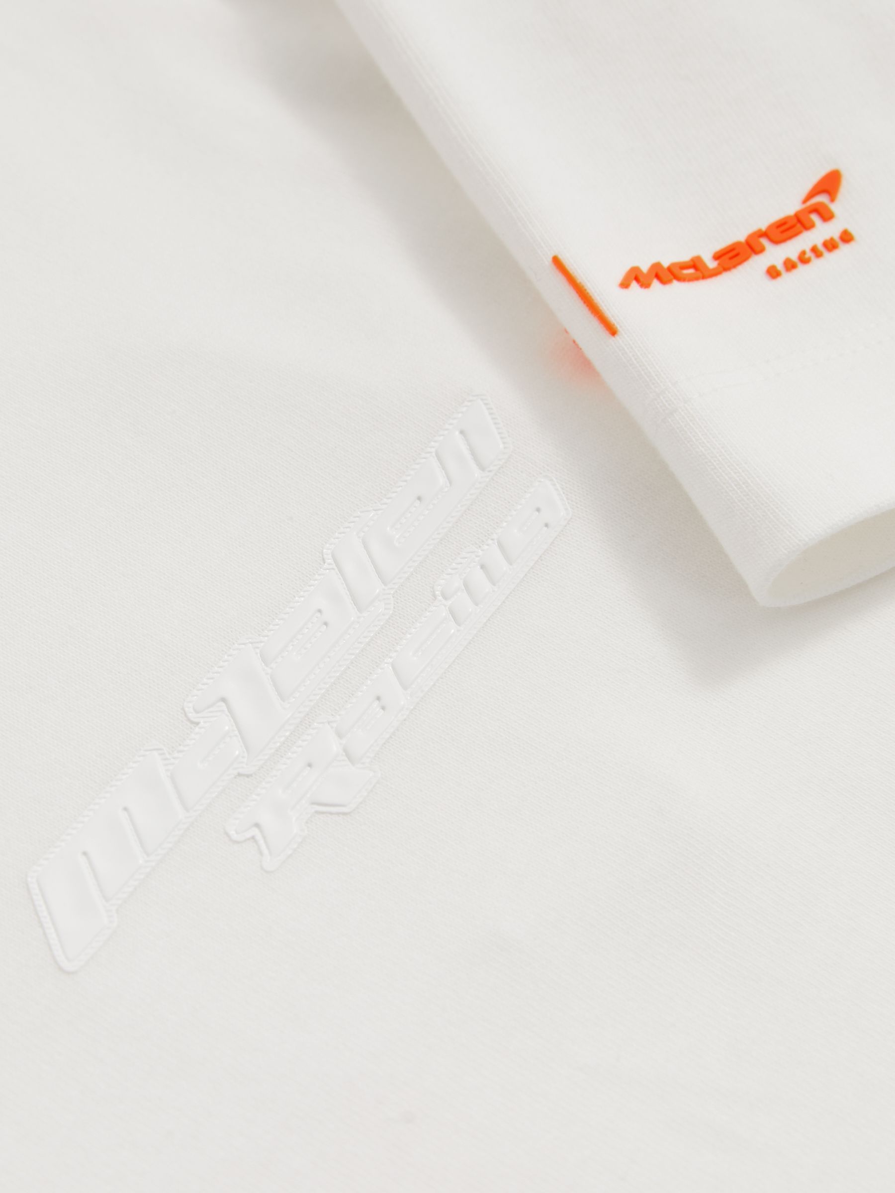 McLaren F1 Team Oversize Logo T-Shirt Unisex Fit in White - Image 6 of 8