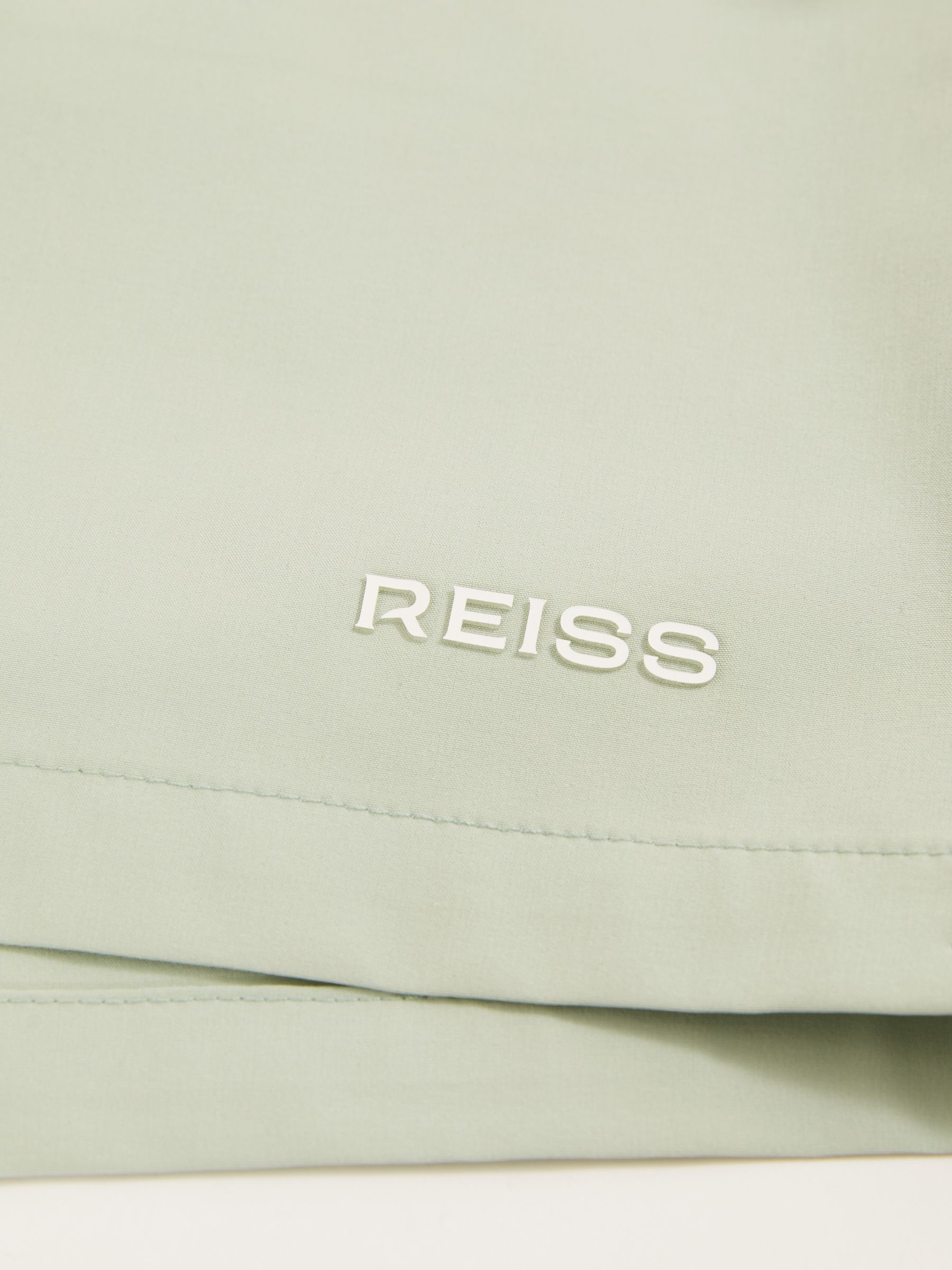 Logo Print Swim Shorts in Mint Green - Image 5 of 5