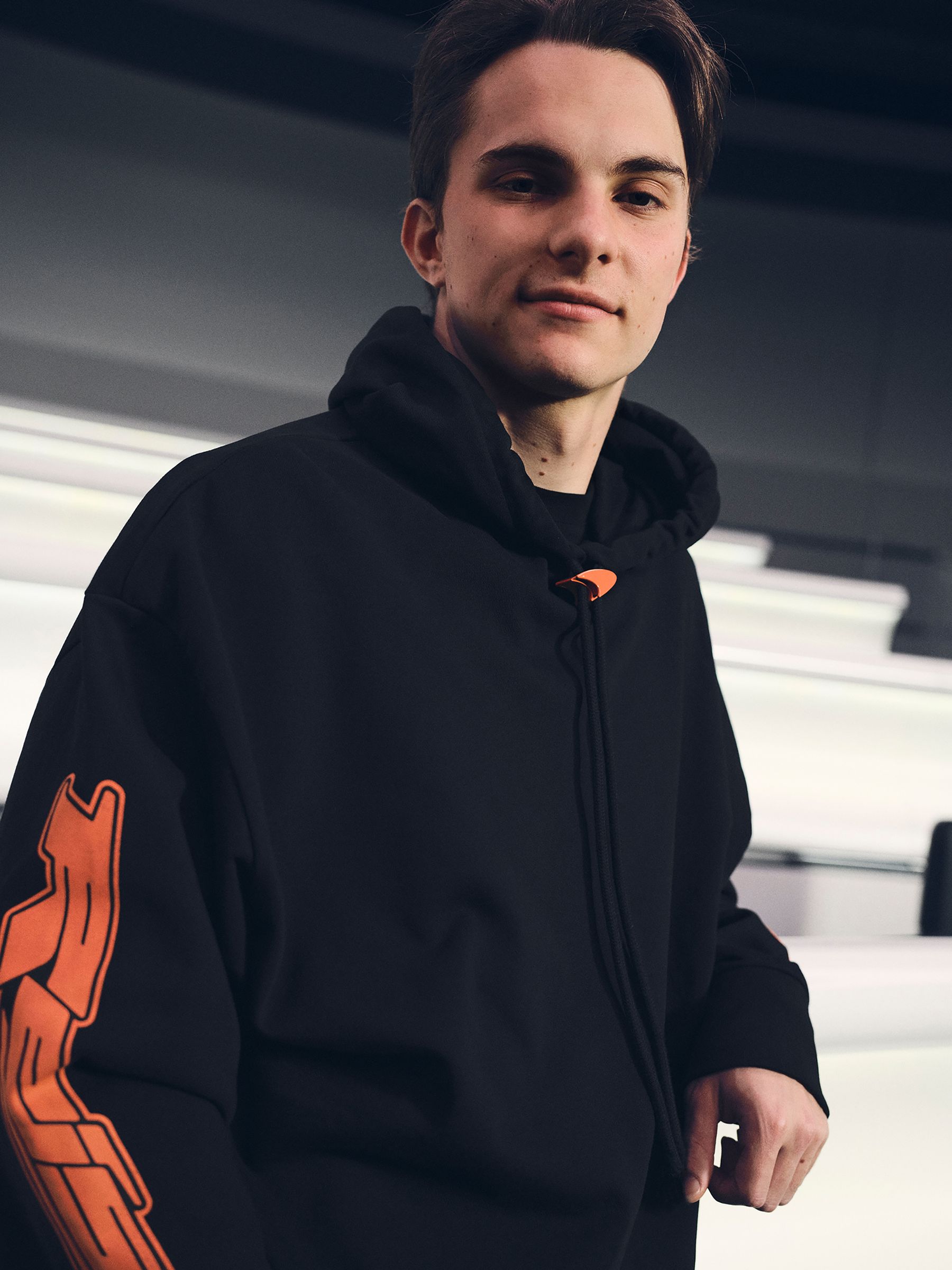 McLaren F1 Team Oversize Toggle Hoodie Unisex Fit in Black - Image 1 of 10