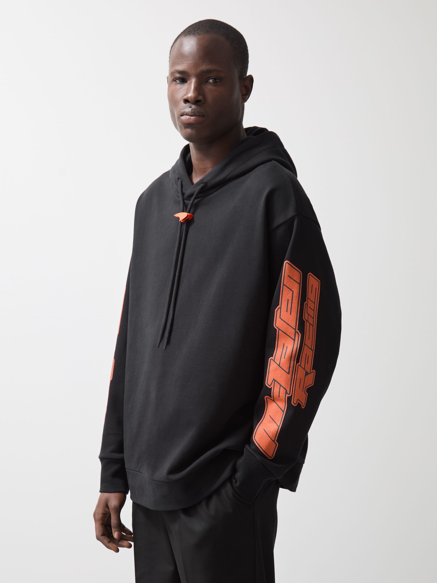 McLaren F1 Team Oversize Toggle Hoodie Unisex Fit in Black - Image 3 of 10