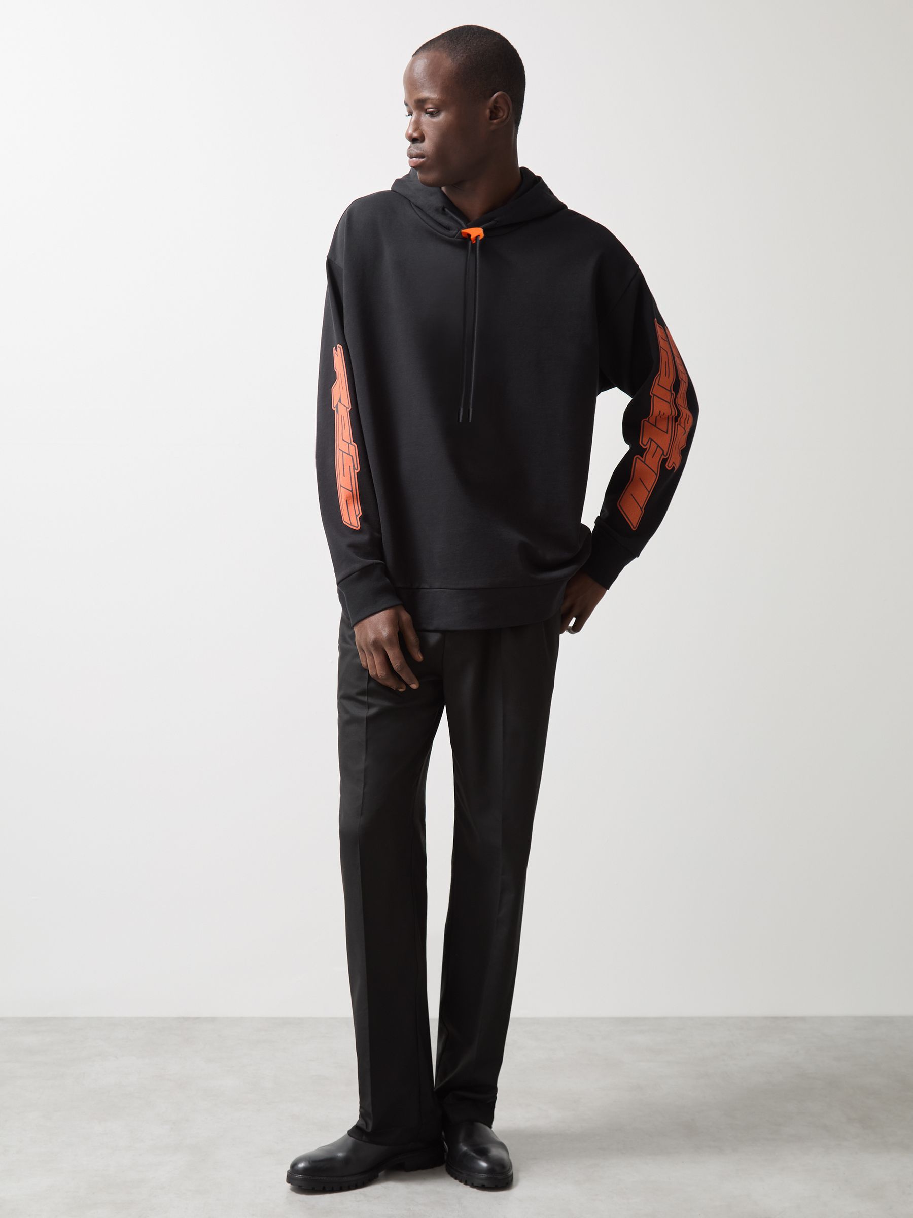 McLaren F1 Team Oversize Toggle Hoodie Unisex Fit in Black - Image 4 of 10