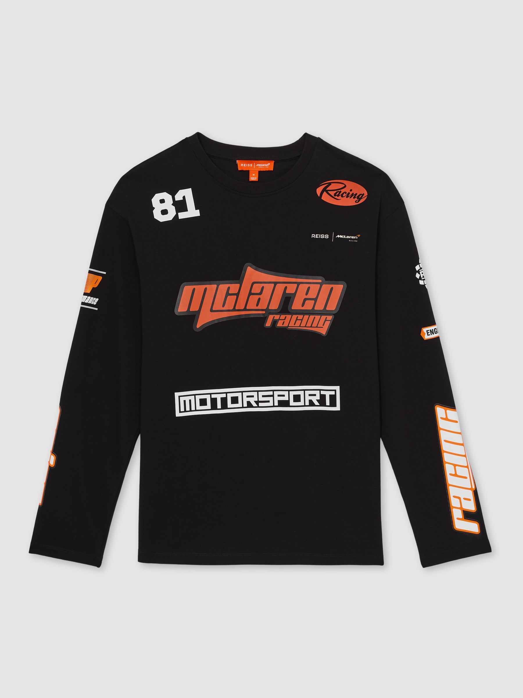 McLaren F1 Team Cotton Logo T-Shirt Unisex Fit in Black - Image 1 of 7