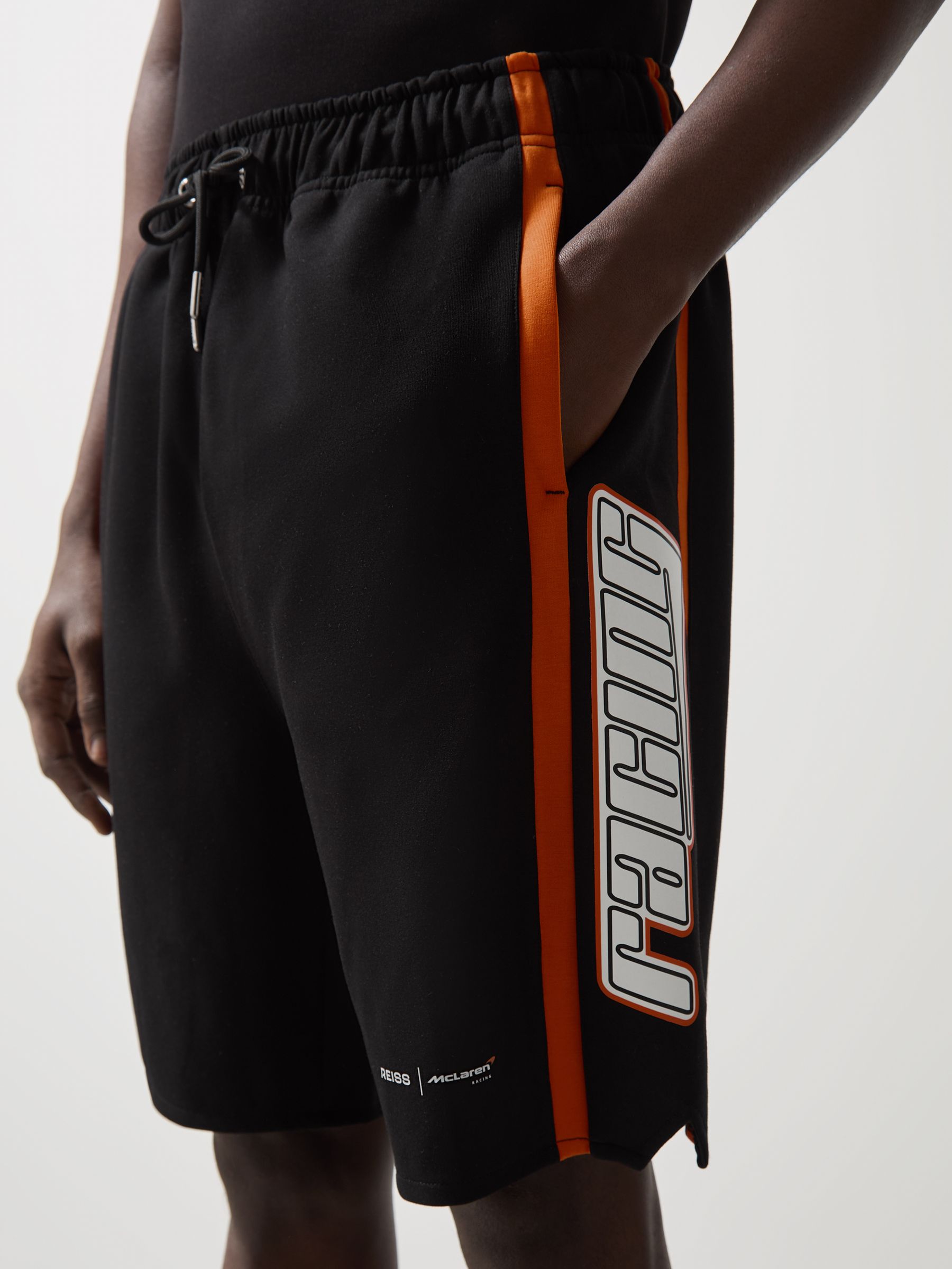 McLaren F1 Team Drawstring Shorts in Black - Image 4 of 8