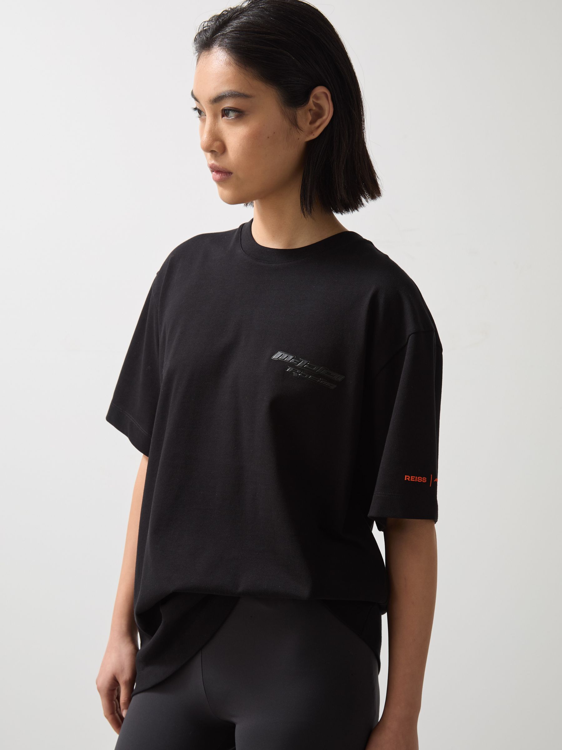 McLaren F1 Team Oversize Logo T-Shirt Unisex Fit in Black - Image 5 of 8