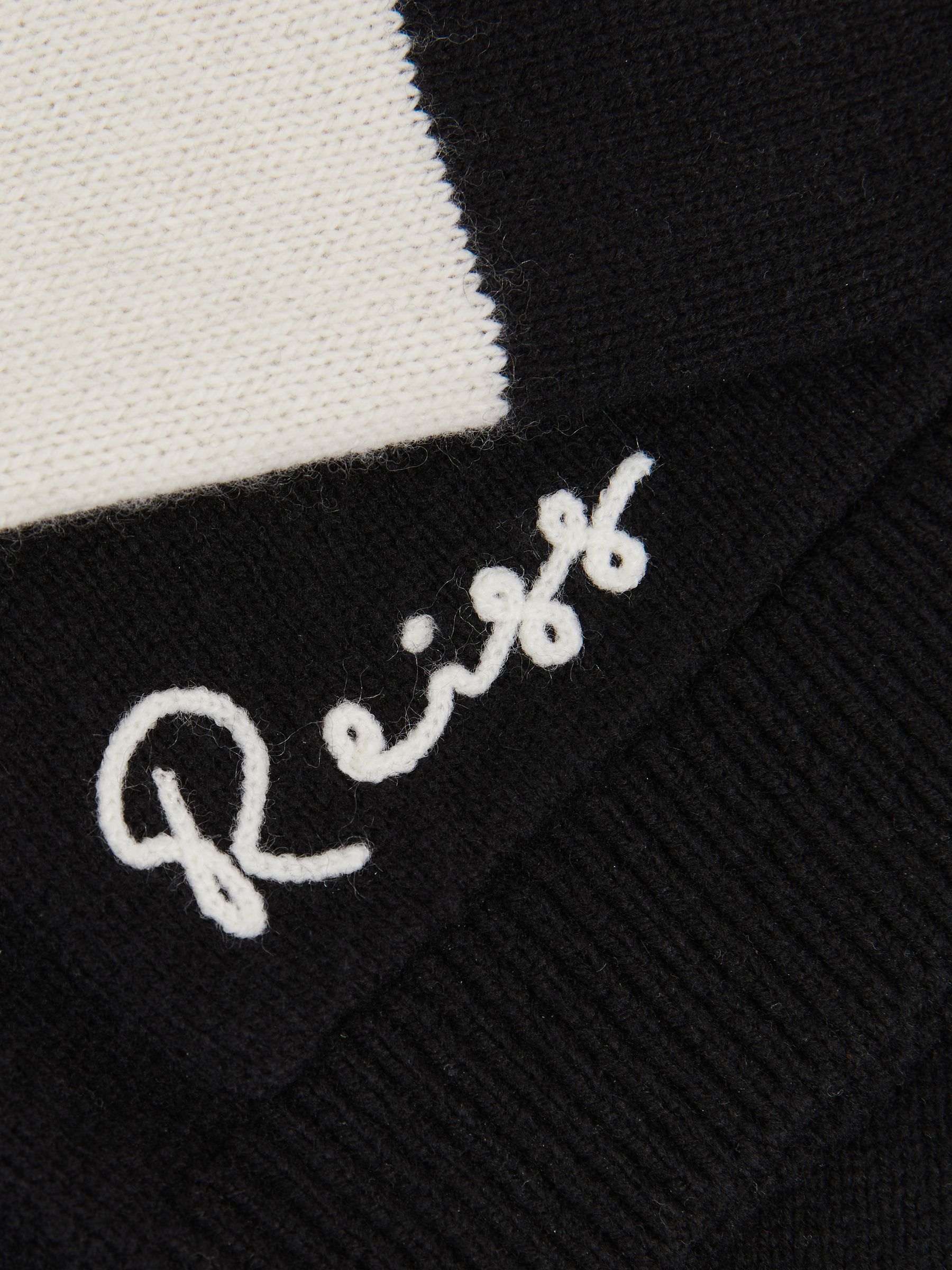 13-14 yrs Unisex Fit McLaren F1 Team Varsity Wool-Cashmere Cardigan in Black - Image 8 of 8