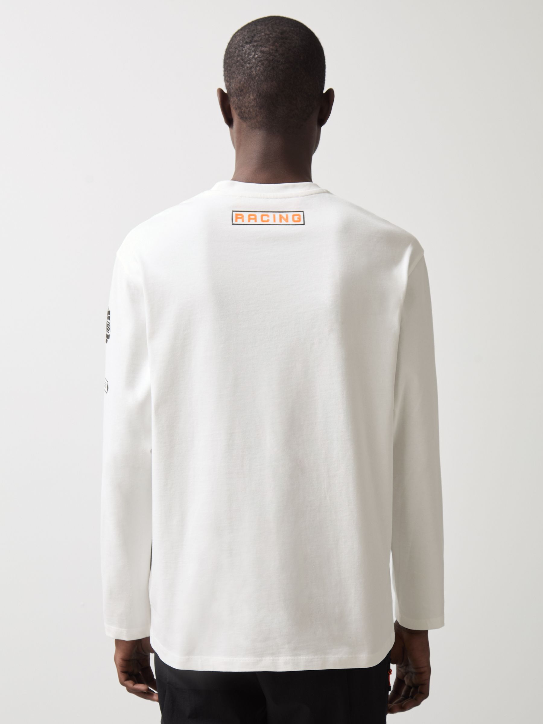 McLaren F1 Team Cotton Logo T-Shirt Unisex Fit in White - Image 5 of 8