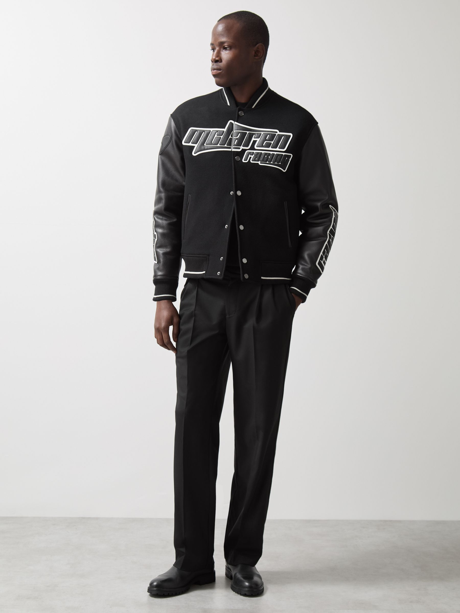McLaren F1 Team Bomber Jacket in Black - Image 3 of 9