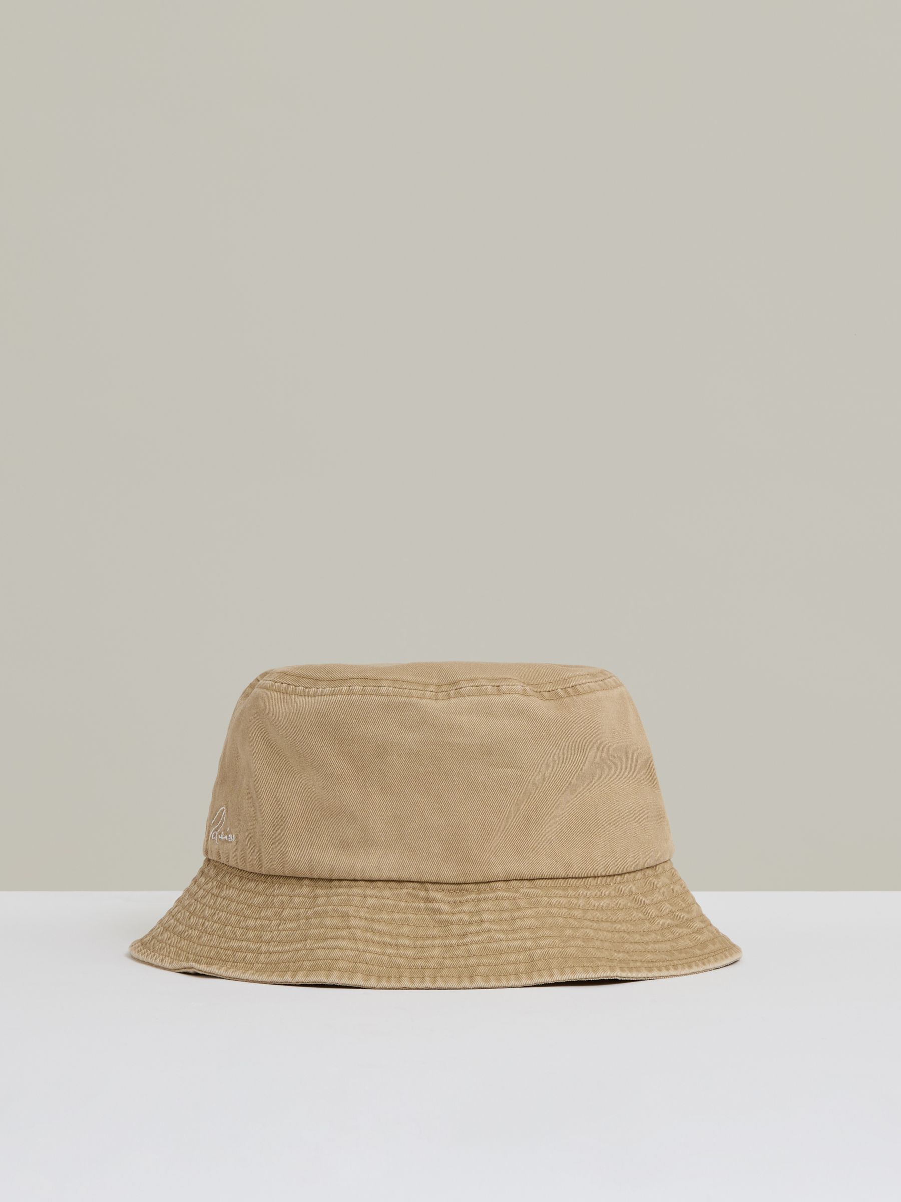Cotton Logo-Embroidered Bucket Hat in Camel - Image 3 of 4