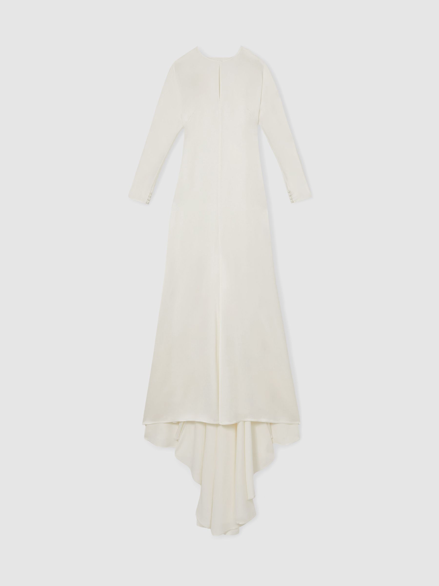 Atelier Duchess Satin Bridal Maxi Dress in White - Image 2 of 7