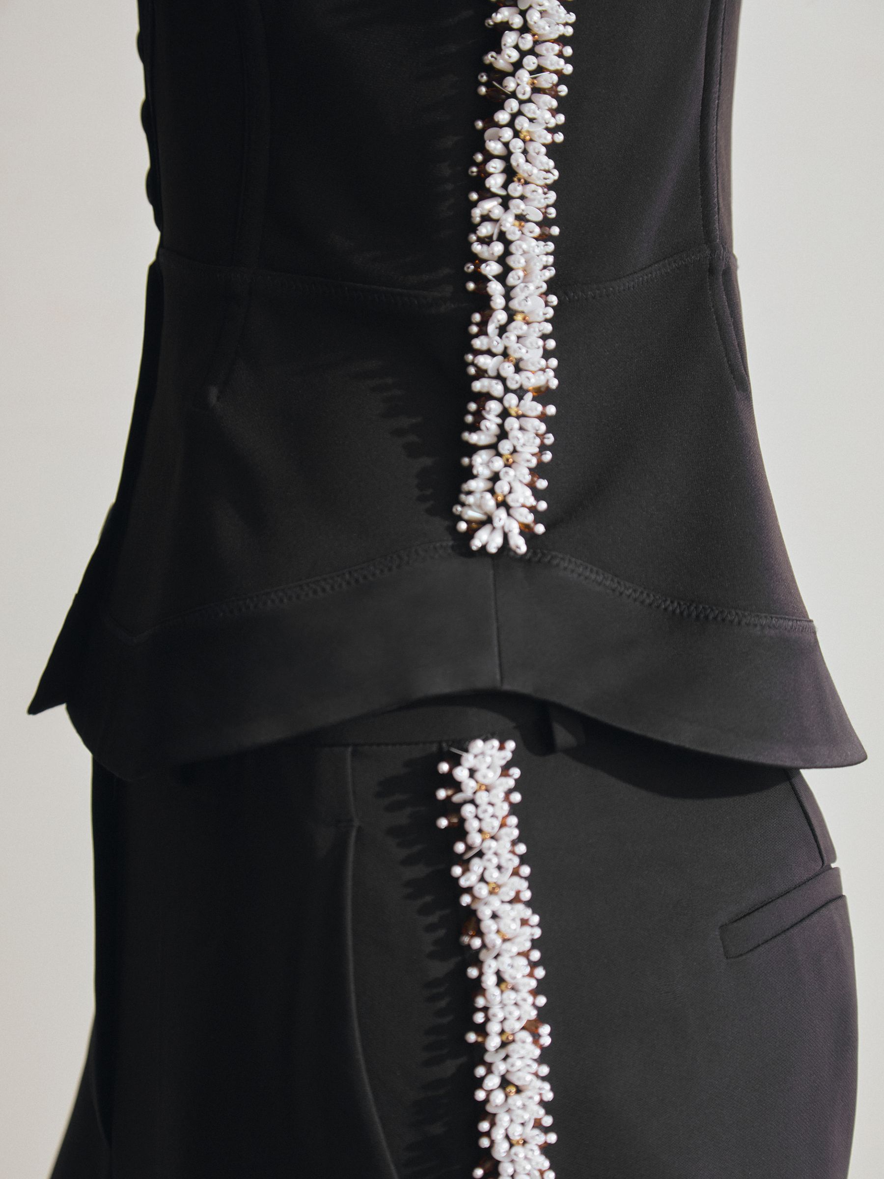 Atelier Embellished Corset Top in Black - Image 5 of 7