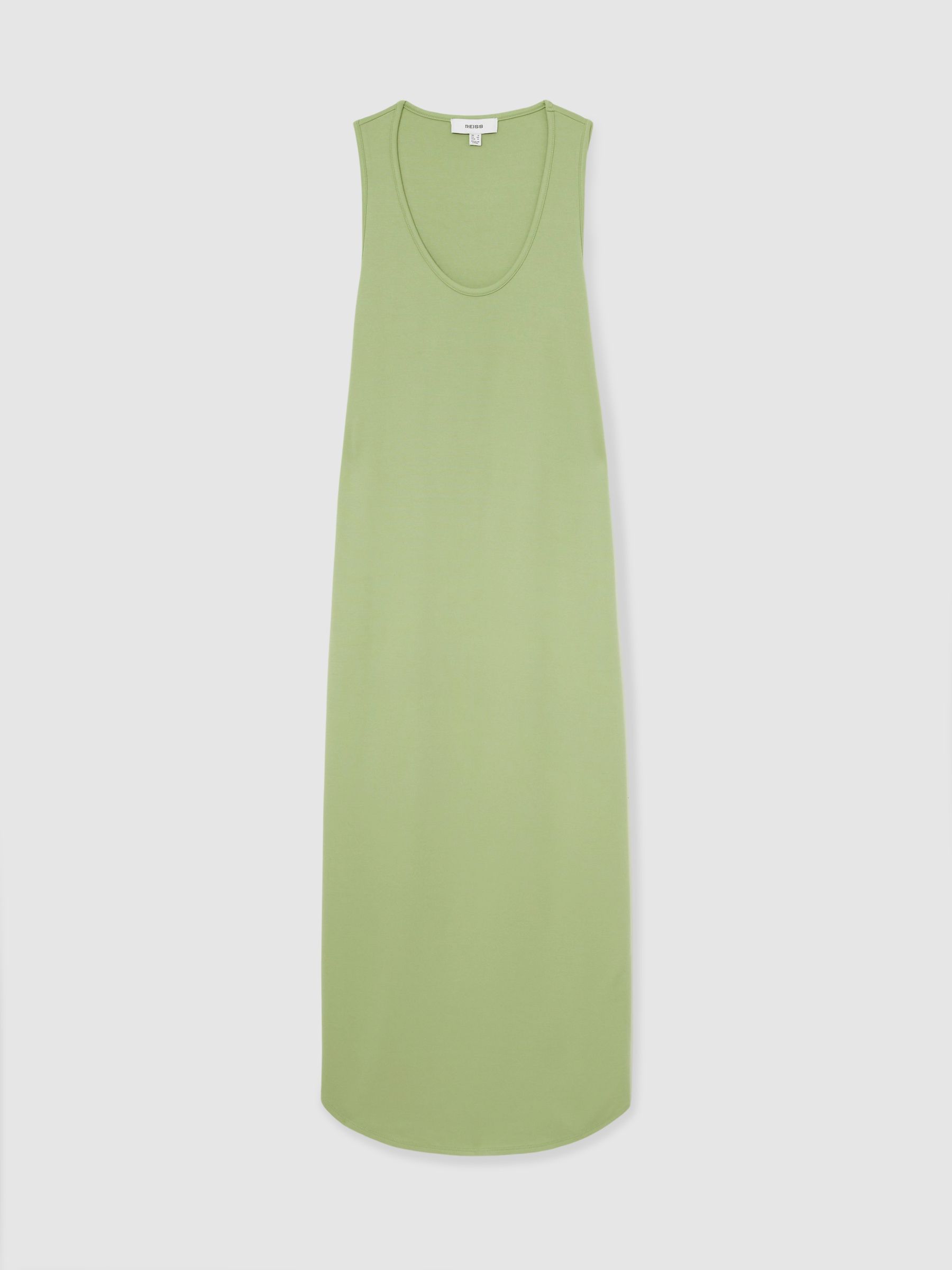 Jersey Knit Maxi Dress in Green - Image 2 of 5