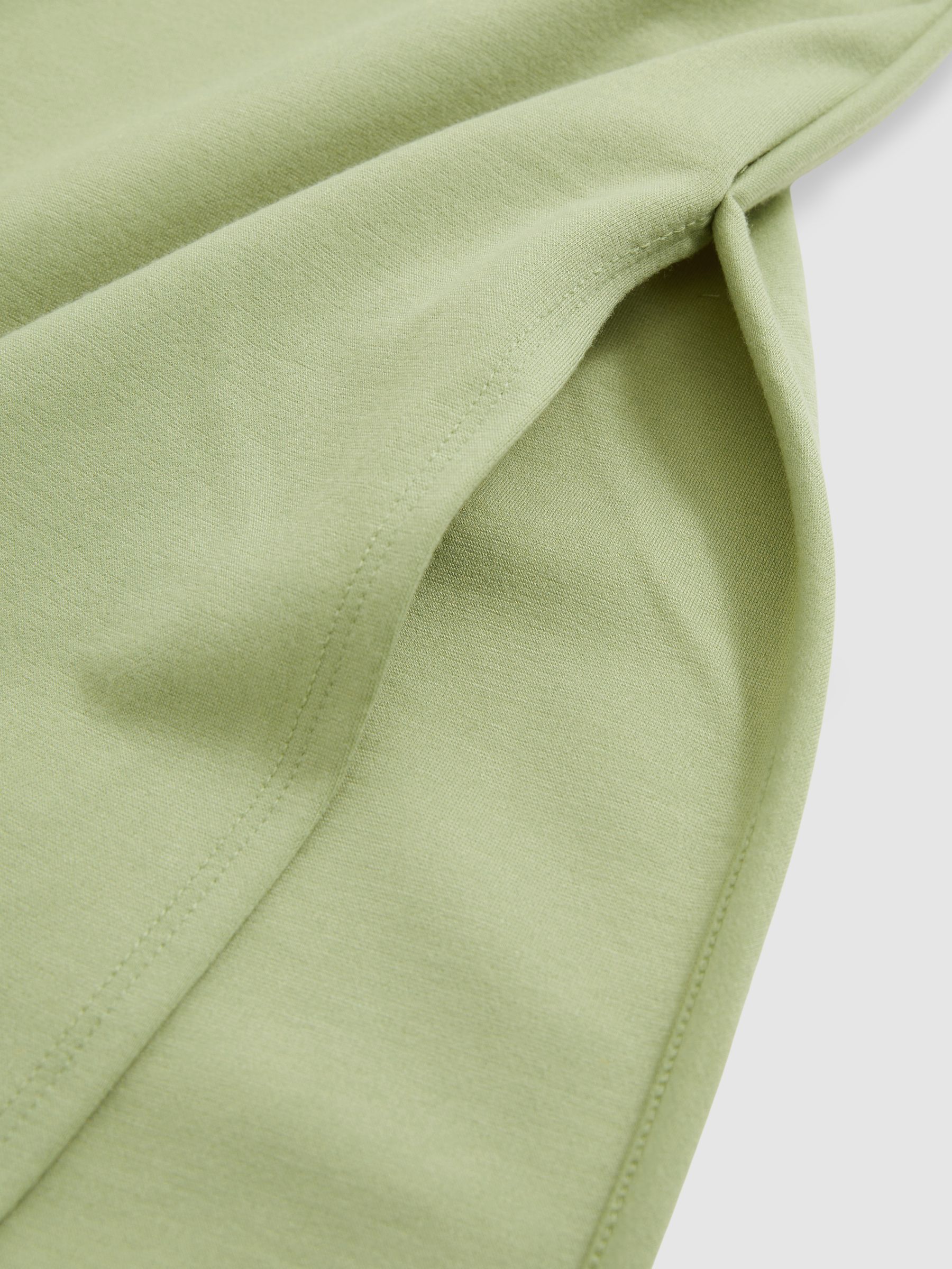 Jersey Knit Maxi Dress in Green - Image 5 of 5