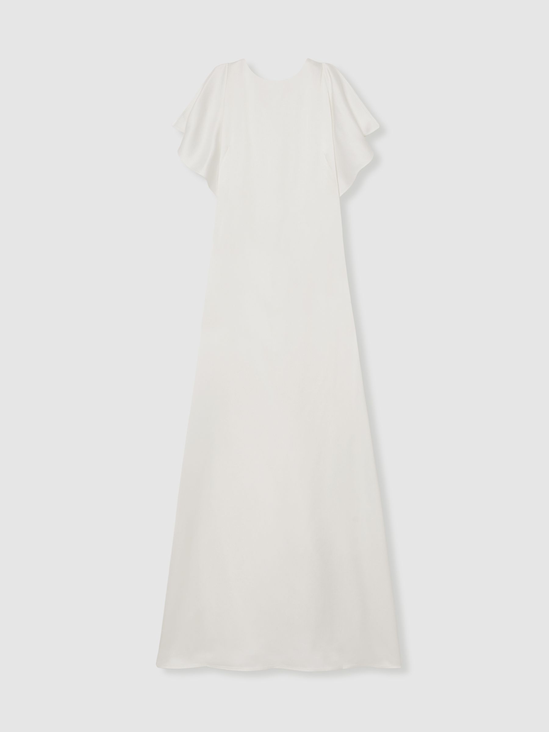 Atelier Duchess Satin Maxi Dress in White - Image 2 of 9