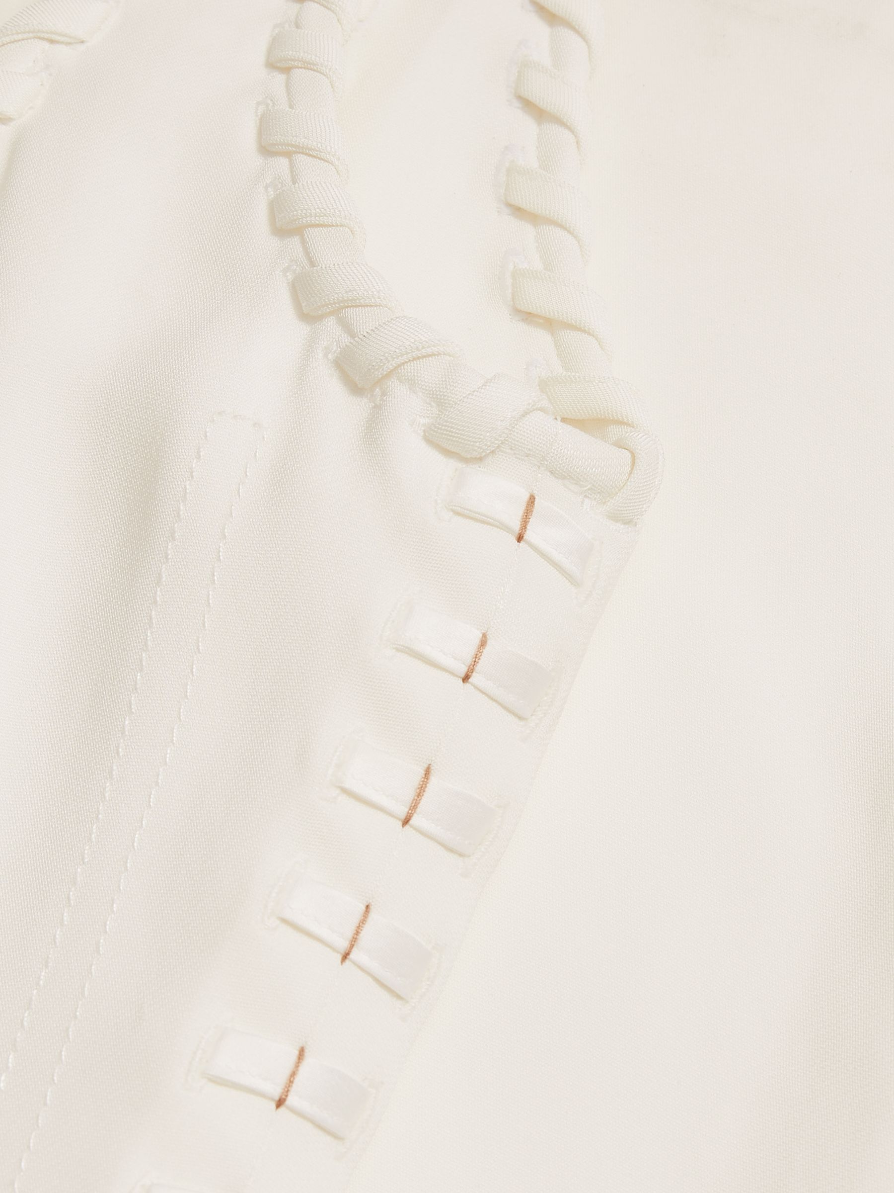 Atelier Whipstitch Wide-Leg Jumpsuit in White - Image 8 of 8