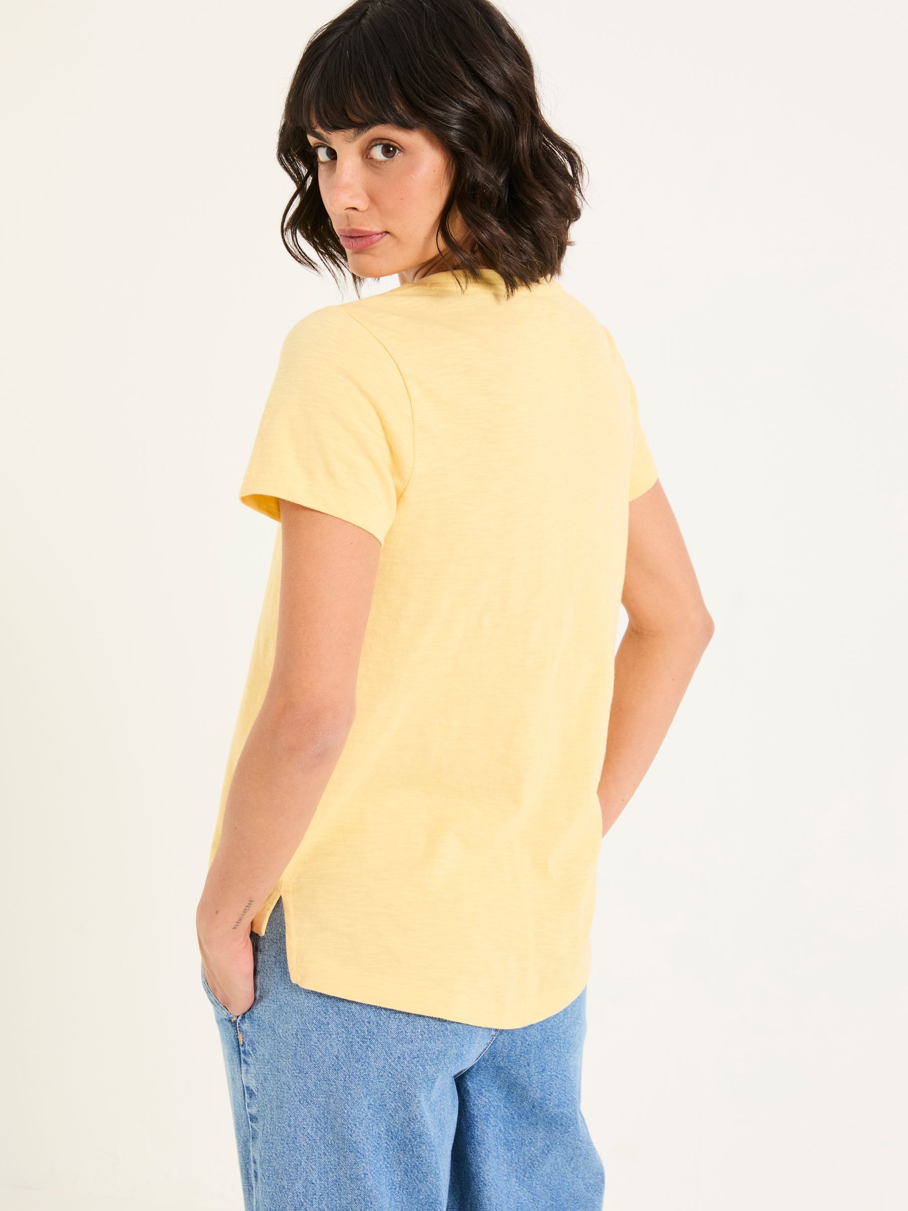 Natalie Red/Yellow 2 Pack Colour Block T Shirt - Image 3 of 10