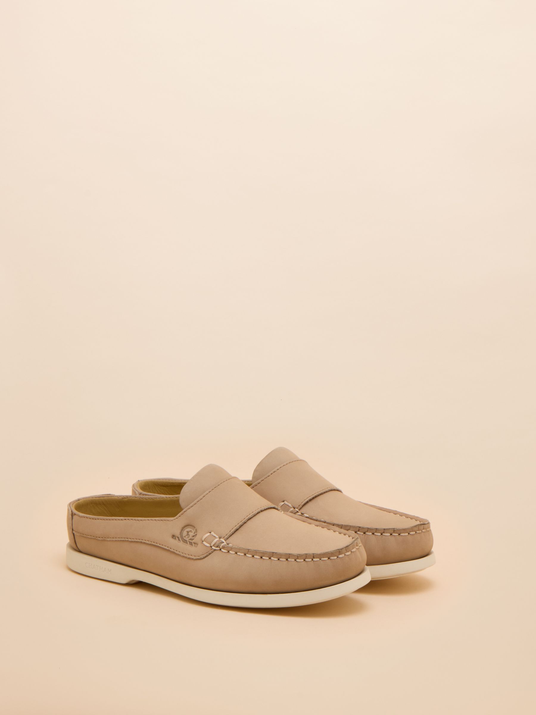 Quay Sand Nubuck Leather Deck Shoes - Image 1 of 6