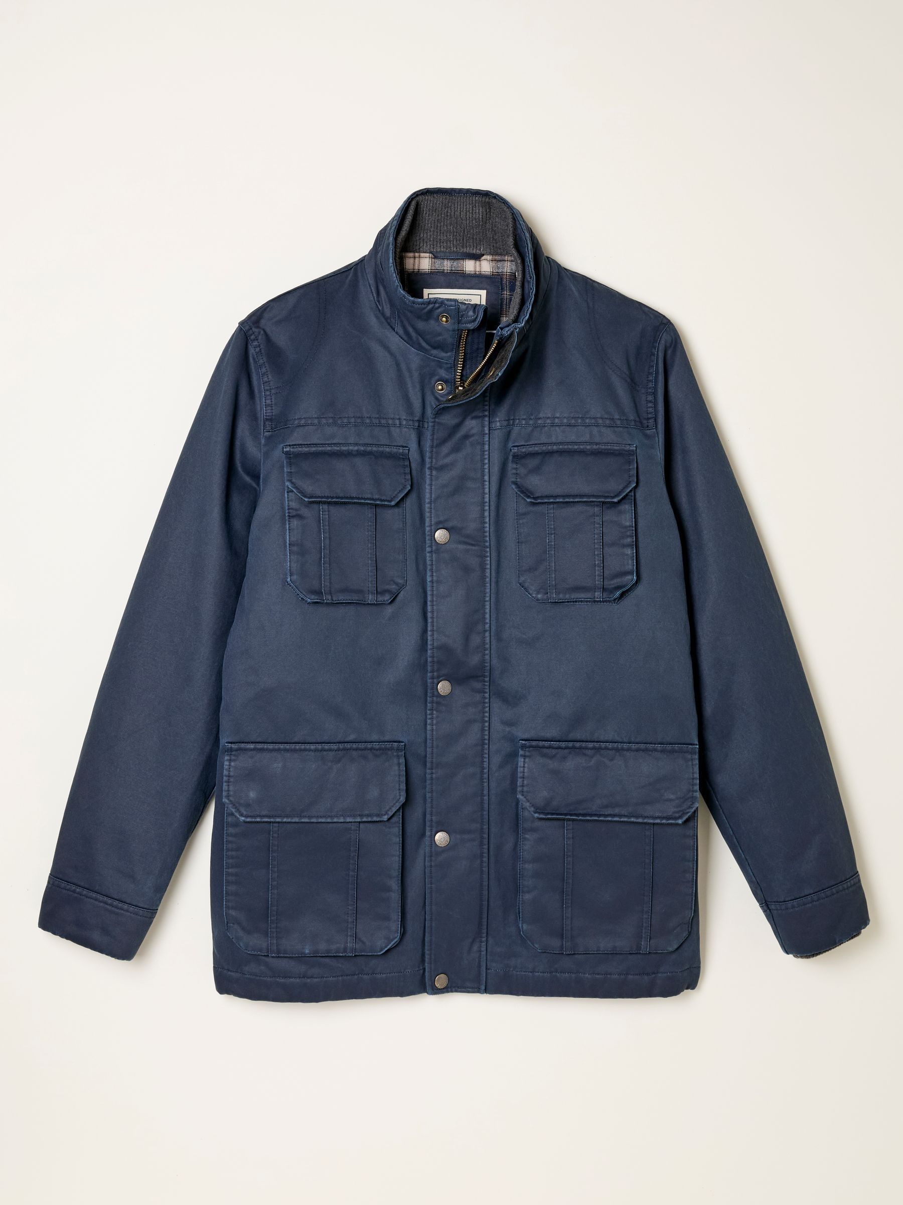 Broadsands Navy Flap Pocket Jacket | FatFace USA