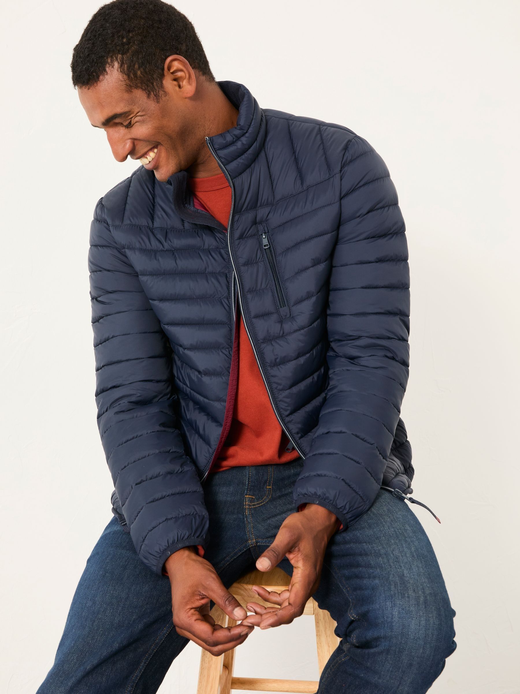 Dartmouth Navy Padded Jacket - Image 1 of 5