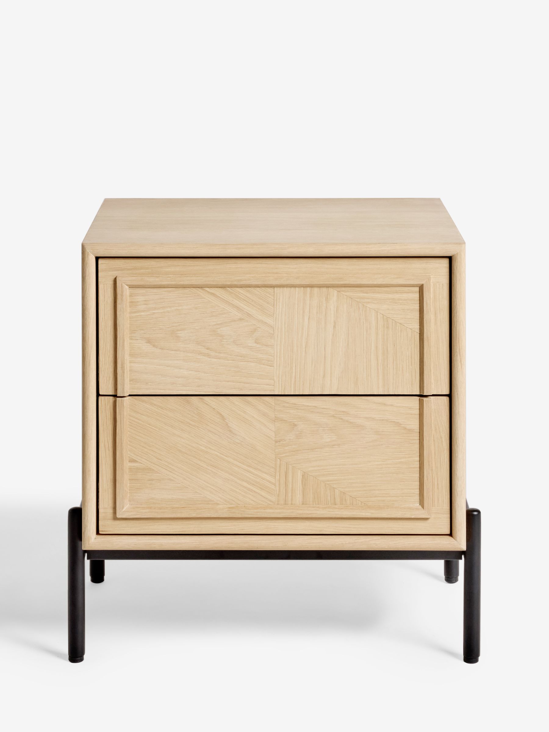Jasper Conran London Whitewashed Oak Aden Bedside Table - Image 9 of 9
