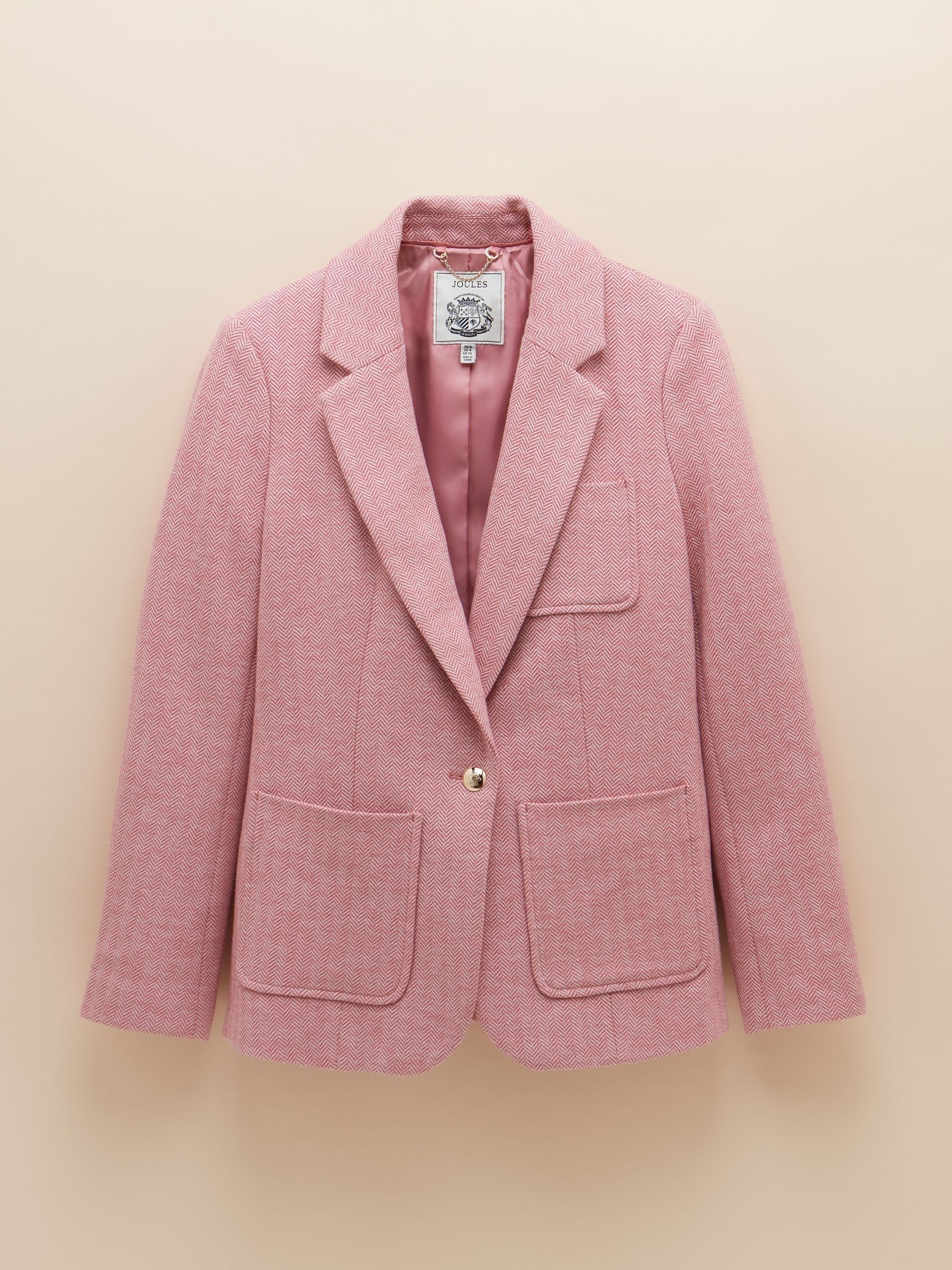 Albury Pink Cotton Blazer - Image 9 of 9