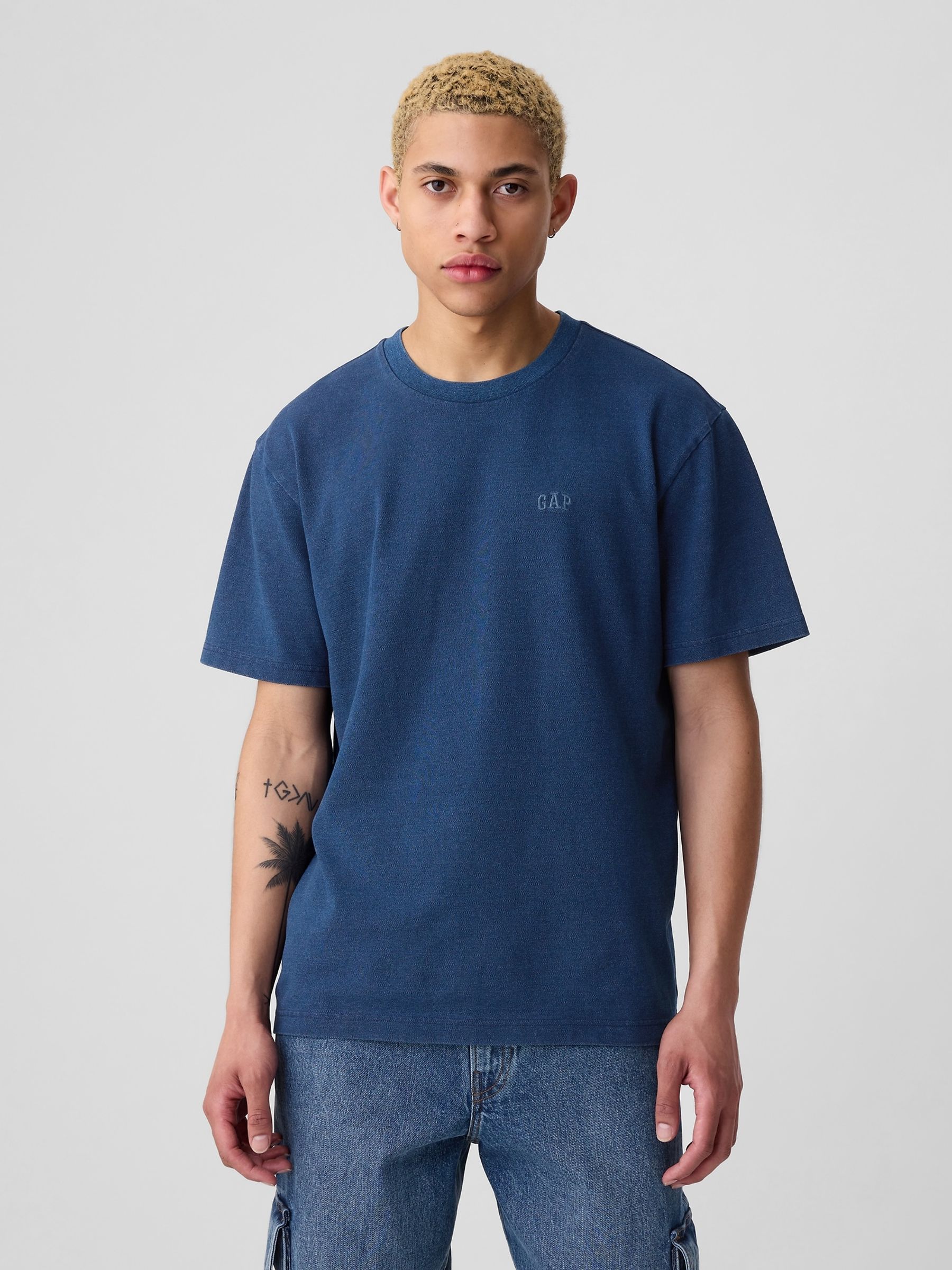 Blue Mini Logo Short Sleeve T-Shirt - Image 1 of 4