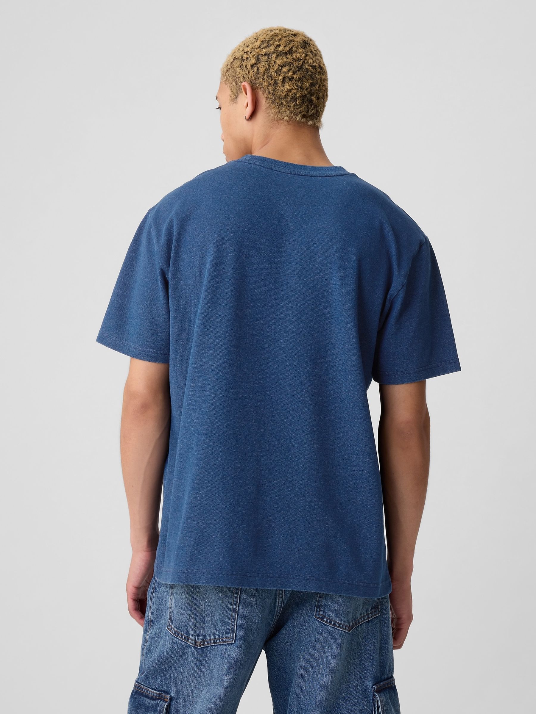 Blue Mini Logo Short Sleeve T-Shirt - Image 2 of 4