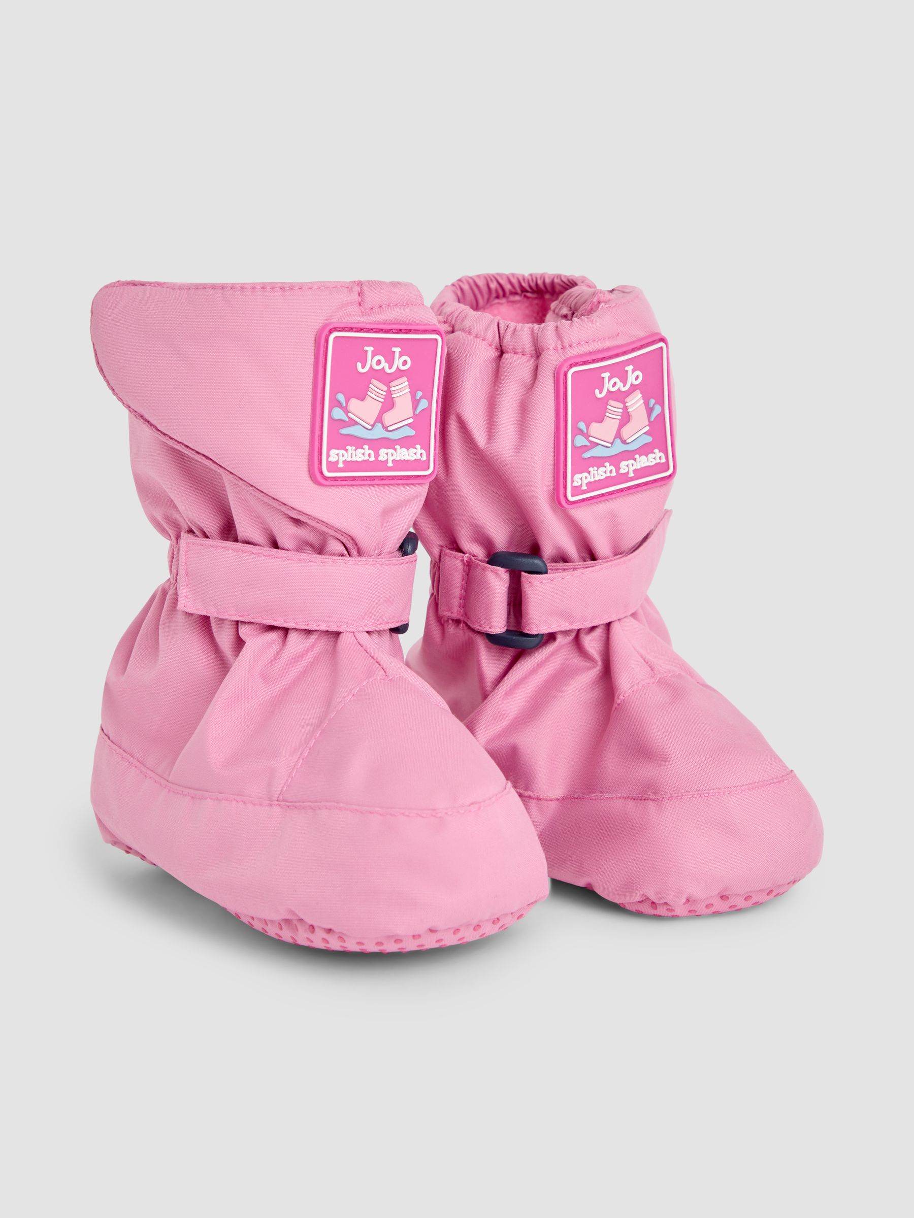 Dusty Pink Fleece Lined Booties - Image 1 of 4