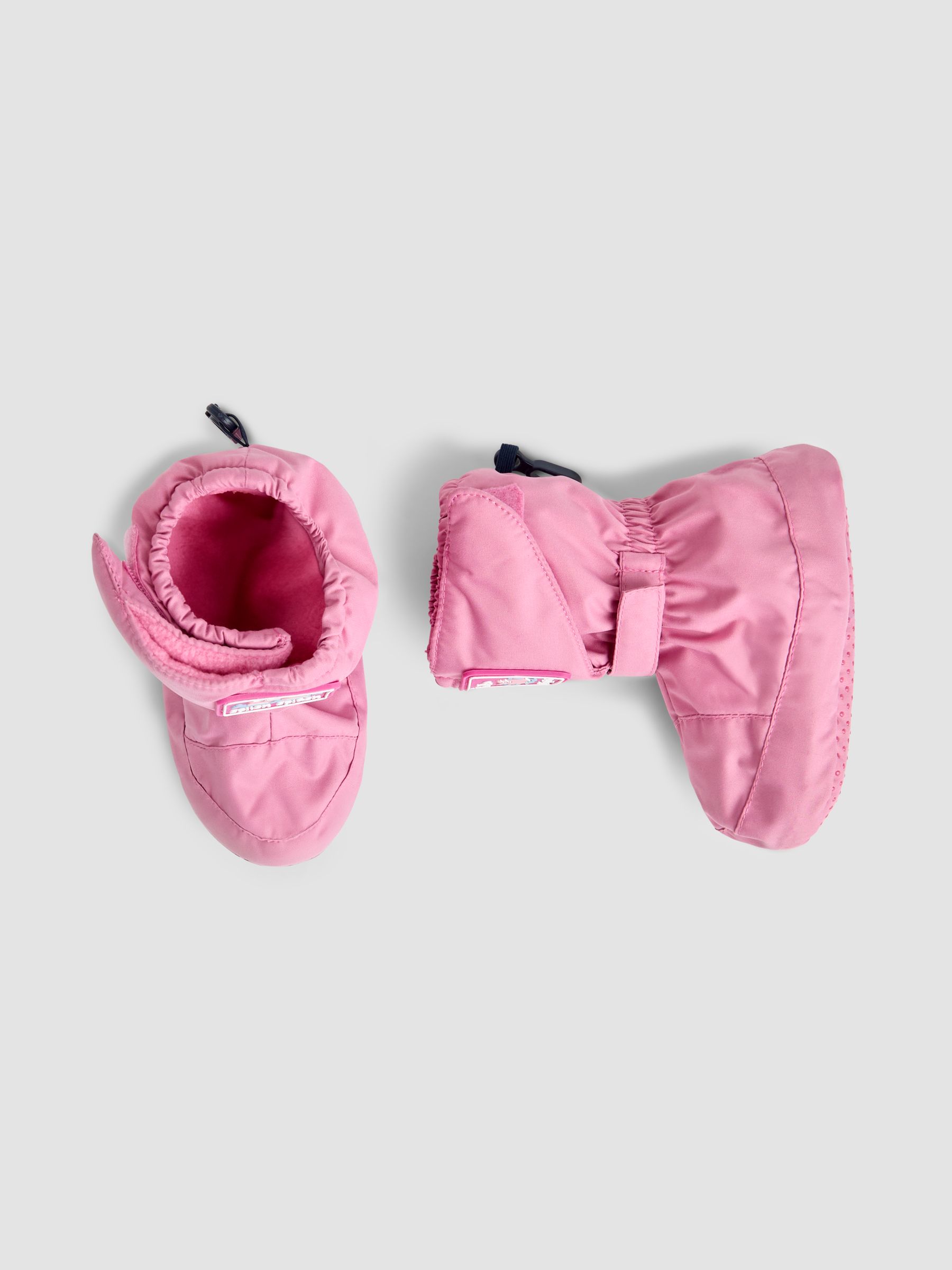 Dusty Pink Fleece Lined Booties - Image 3 of 4