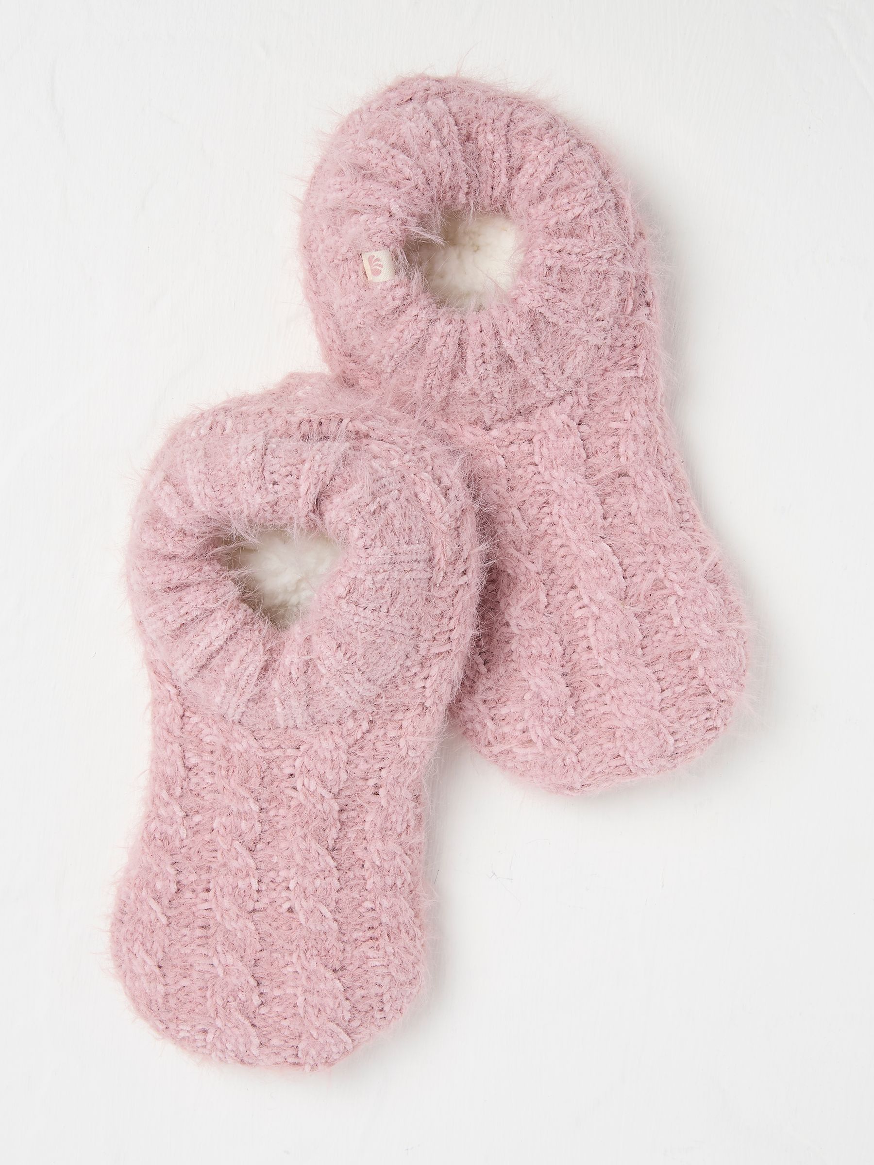 Pink Short Slipper Socks FatFace