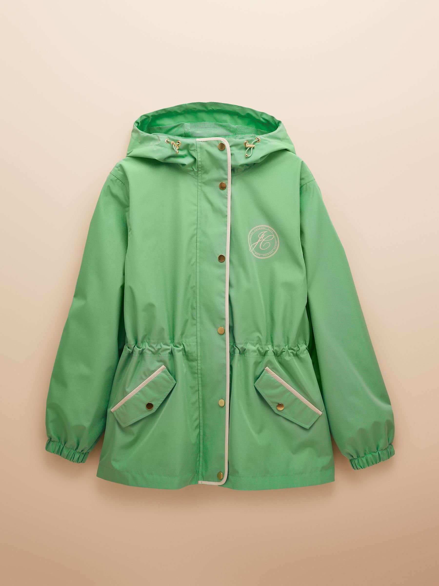 Holt Green Packable Waterproof Raincoat with Hood - Image 9 of 10