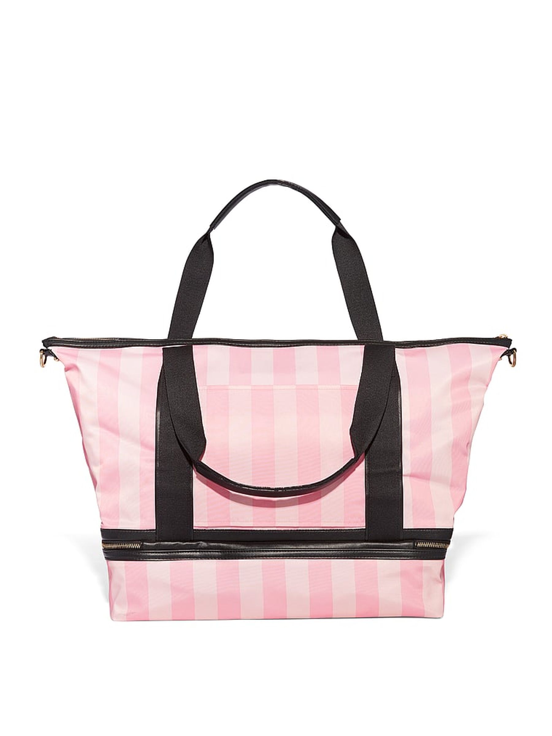Iconic Stripe Pink Travel Weekender Bag - Image 3 of 4