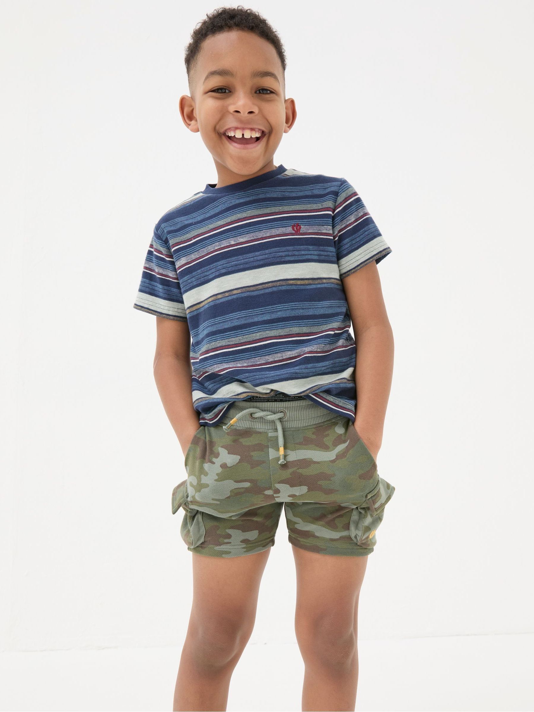 Hatfield Green Camo Cargo Shorts - Image 1 of 5