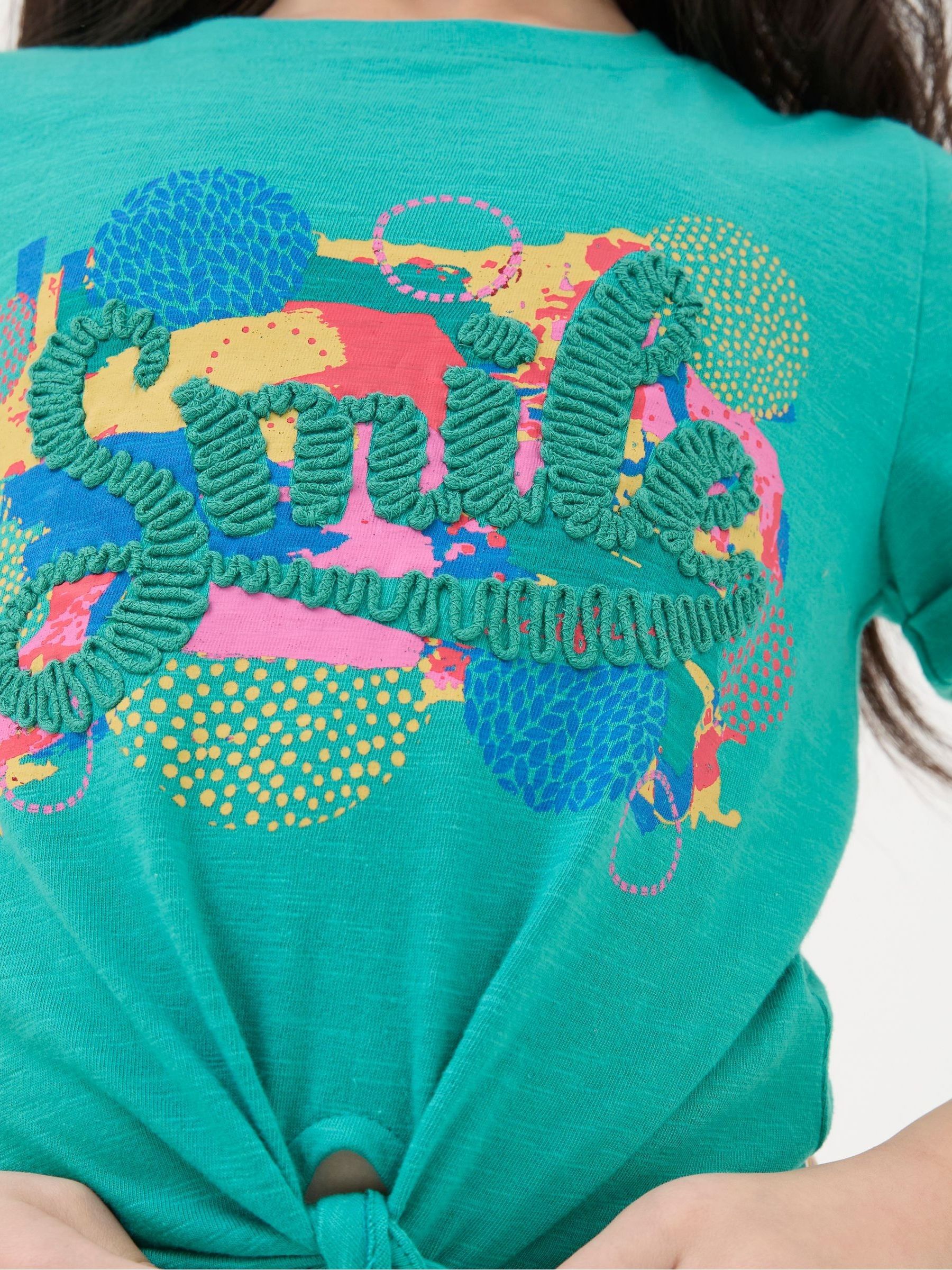 Blue Smile Graphic T-Shirt - Image 4 of 5