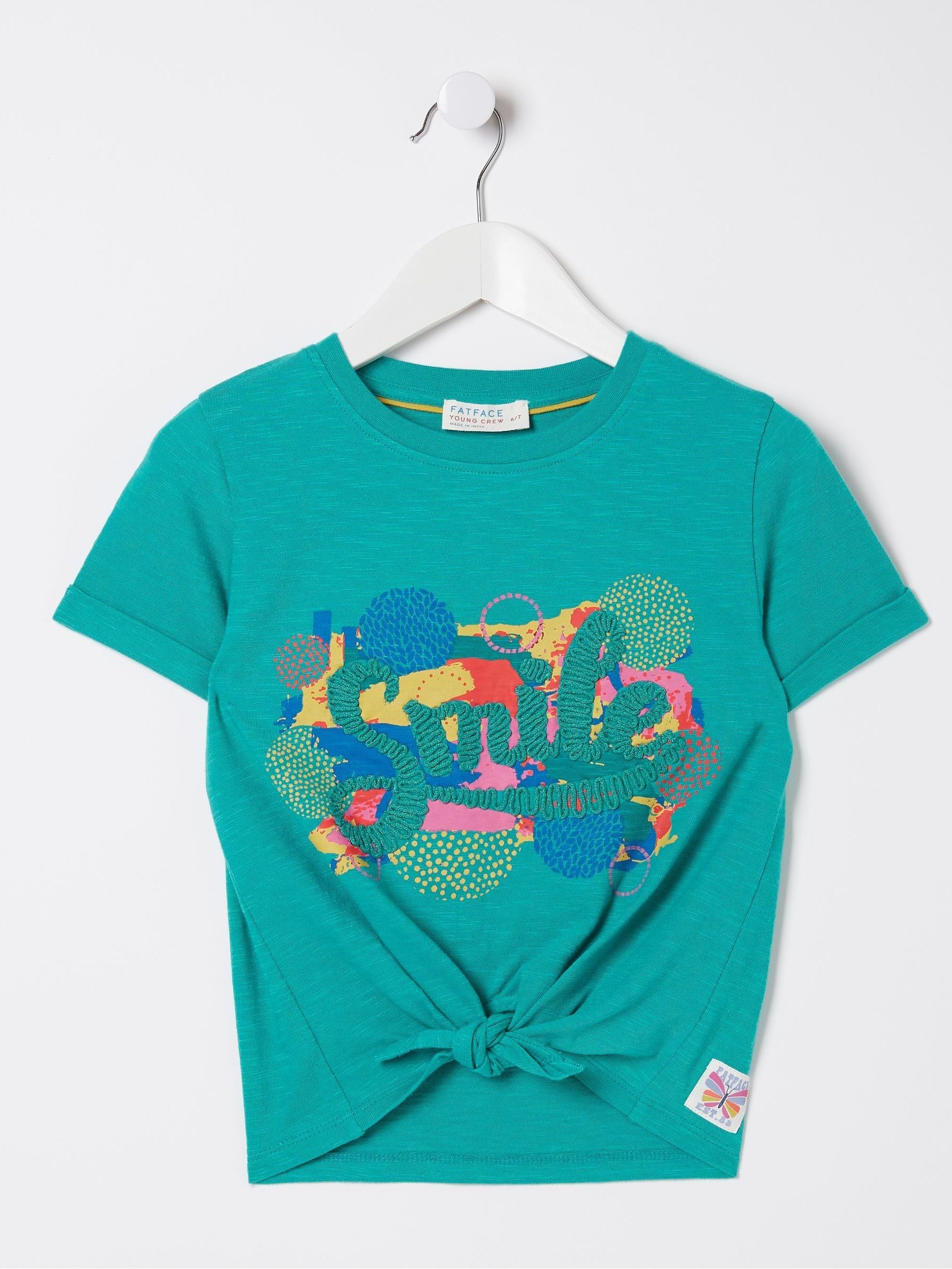Blue Smile Graphic T-Shirt - Image 5 of 5