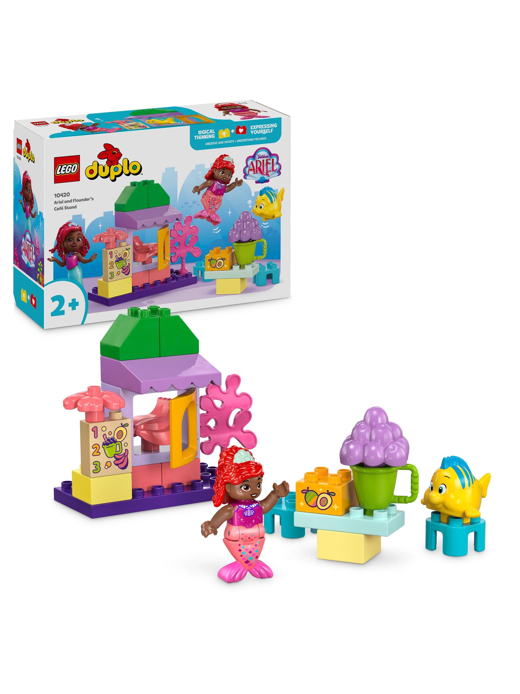 LEGO DUPLO Disney Ariel and Flounders Caf Stand - Image 1 of 7
