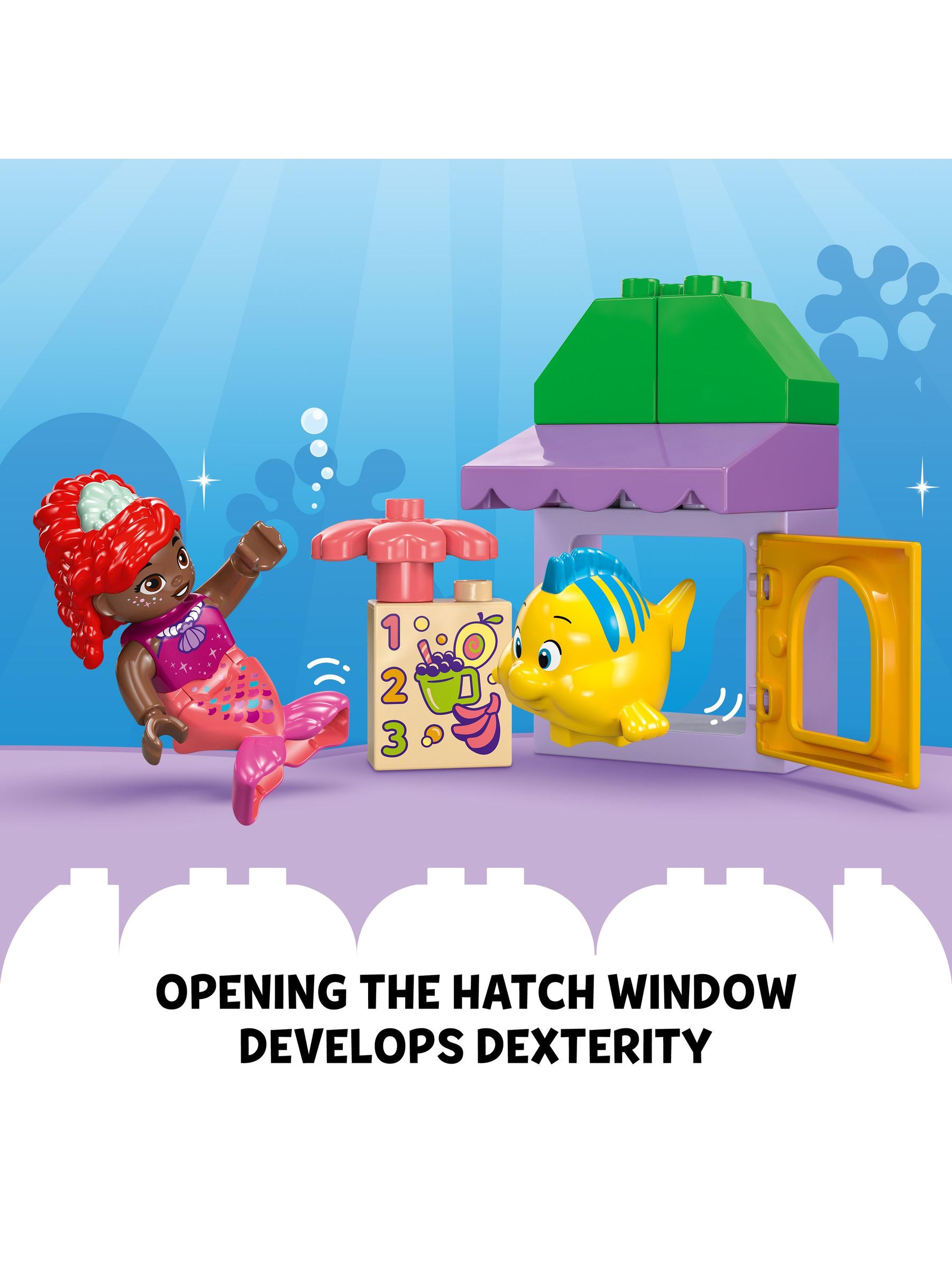 LEGO DUPLO Disney Ariel and Flounders Caf Stand - Image 6 of 7