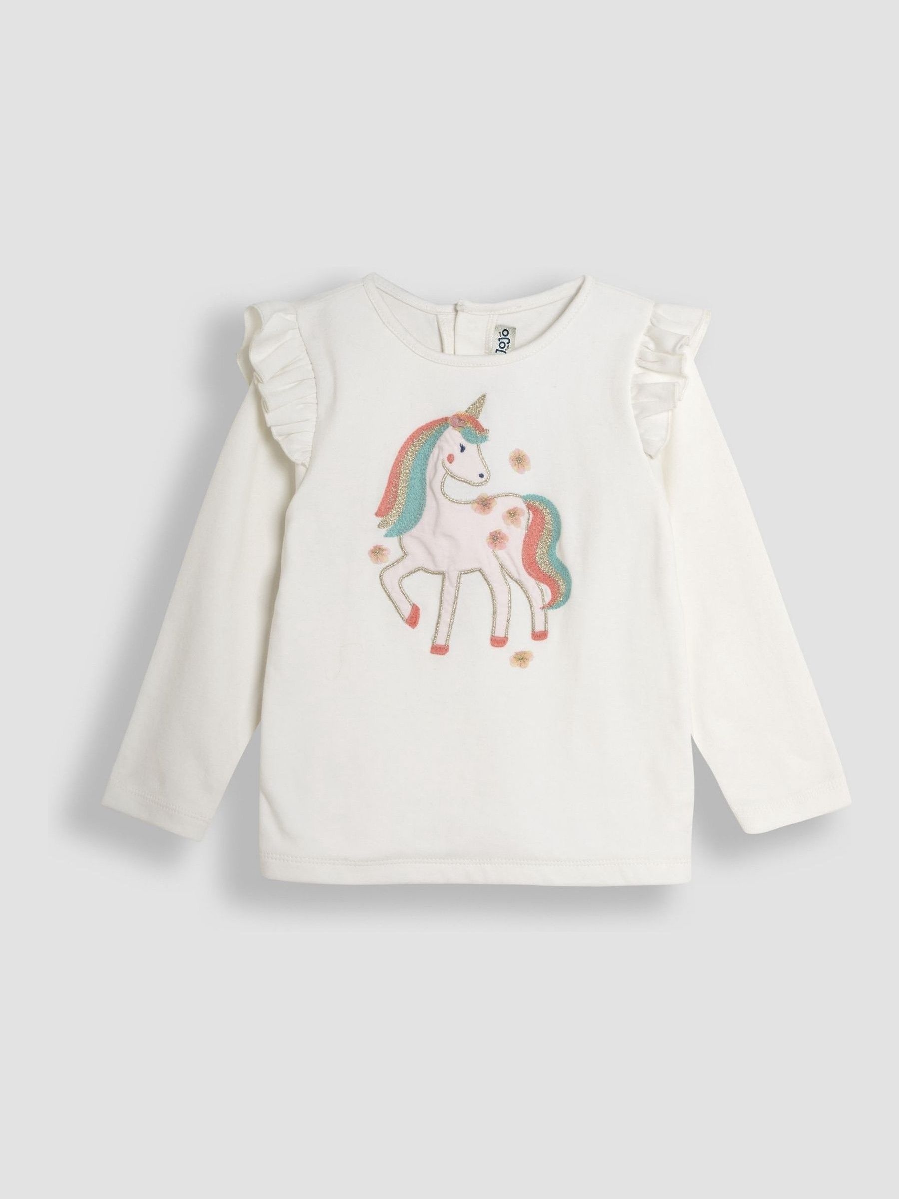 Cream Unicorn Top And Tulle Skirt Set - Image 3 of 7
