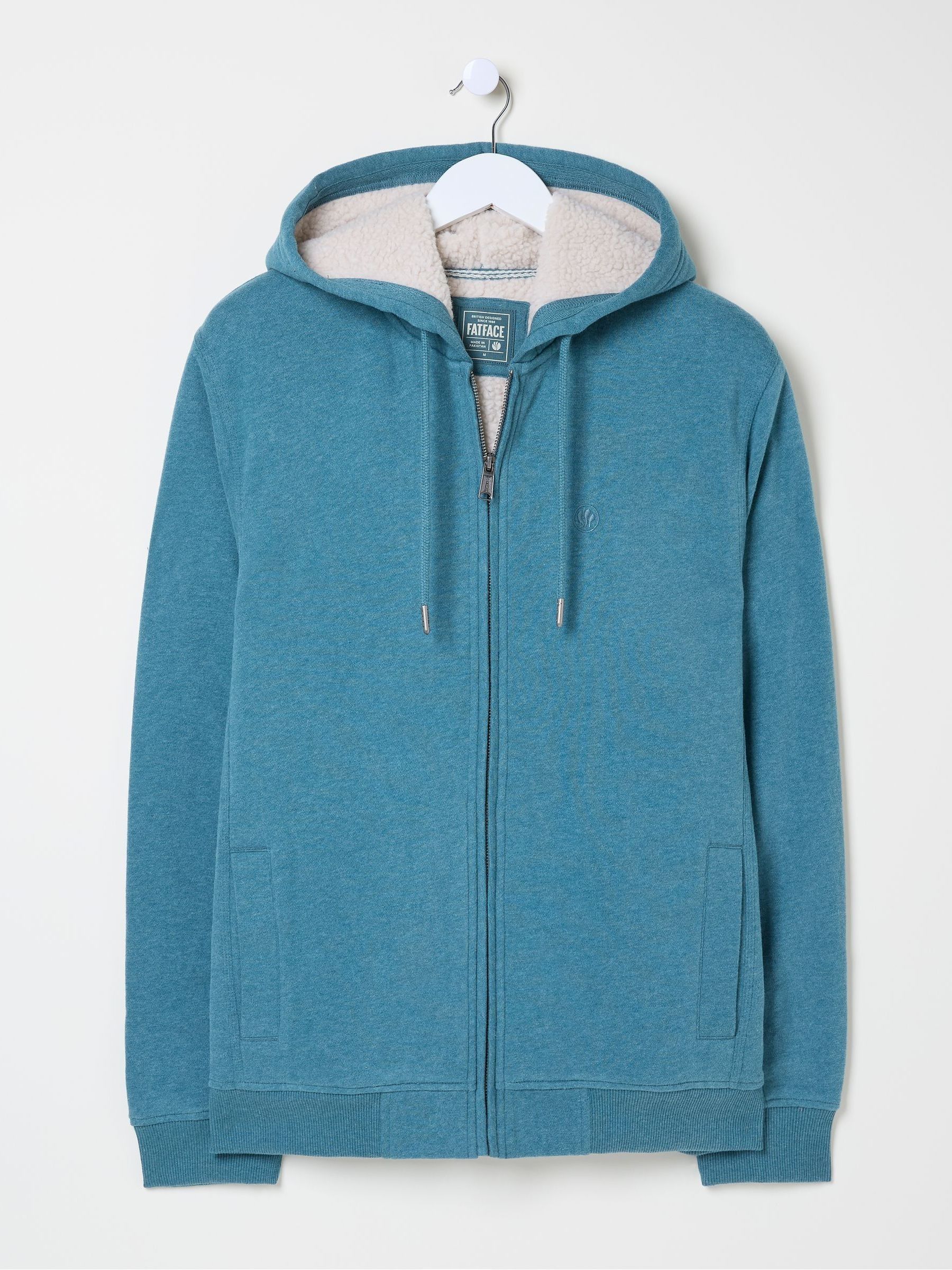 Brooke Teal Blue Hoodies - Image 5 of 5