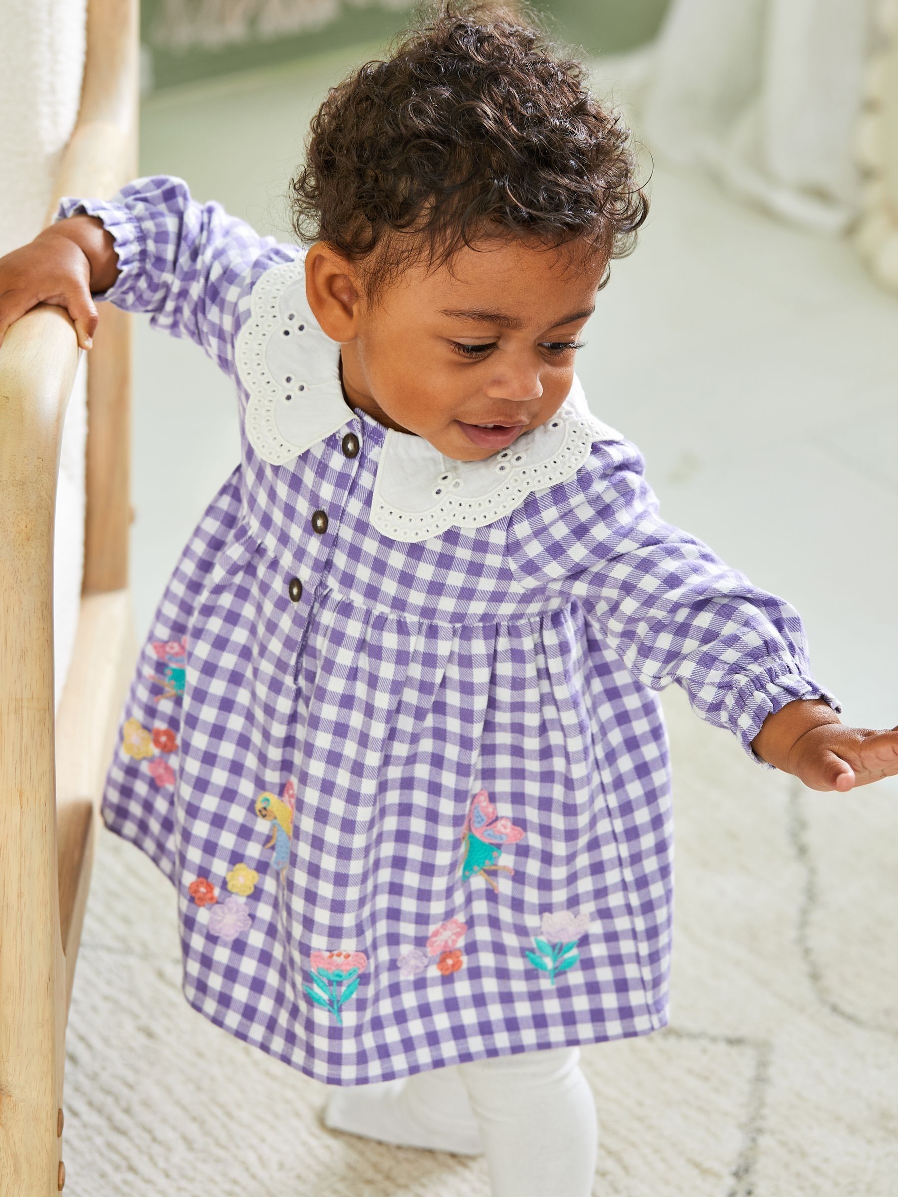 purple gingham dress ModCloth Midi in Dallas, Texas Classic gingham print SHEIN VCAY Gingham Puff Sleeve