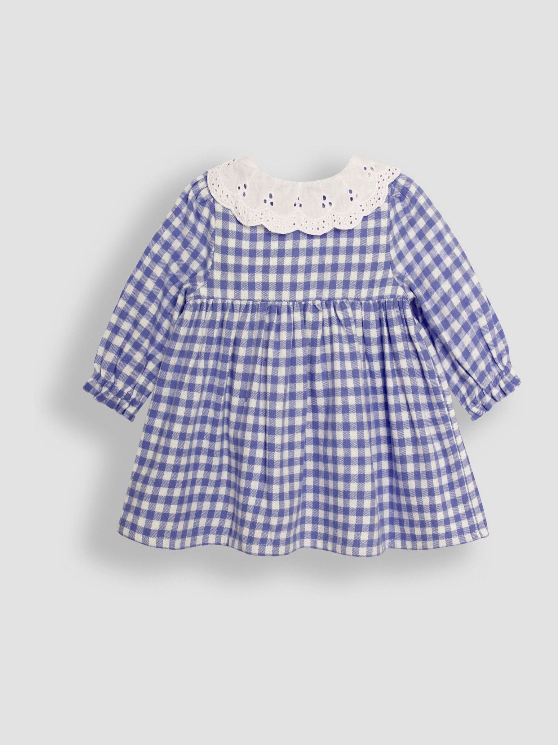infant blue gingham dress Baby Sea Blue Gingham Baby Gingham Ruffle Dress by Janie and Jack
