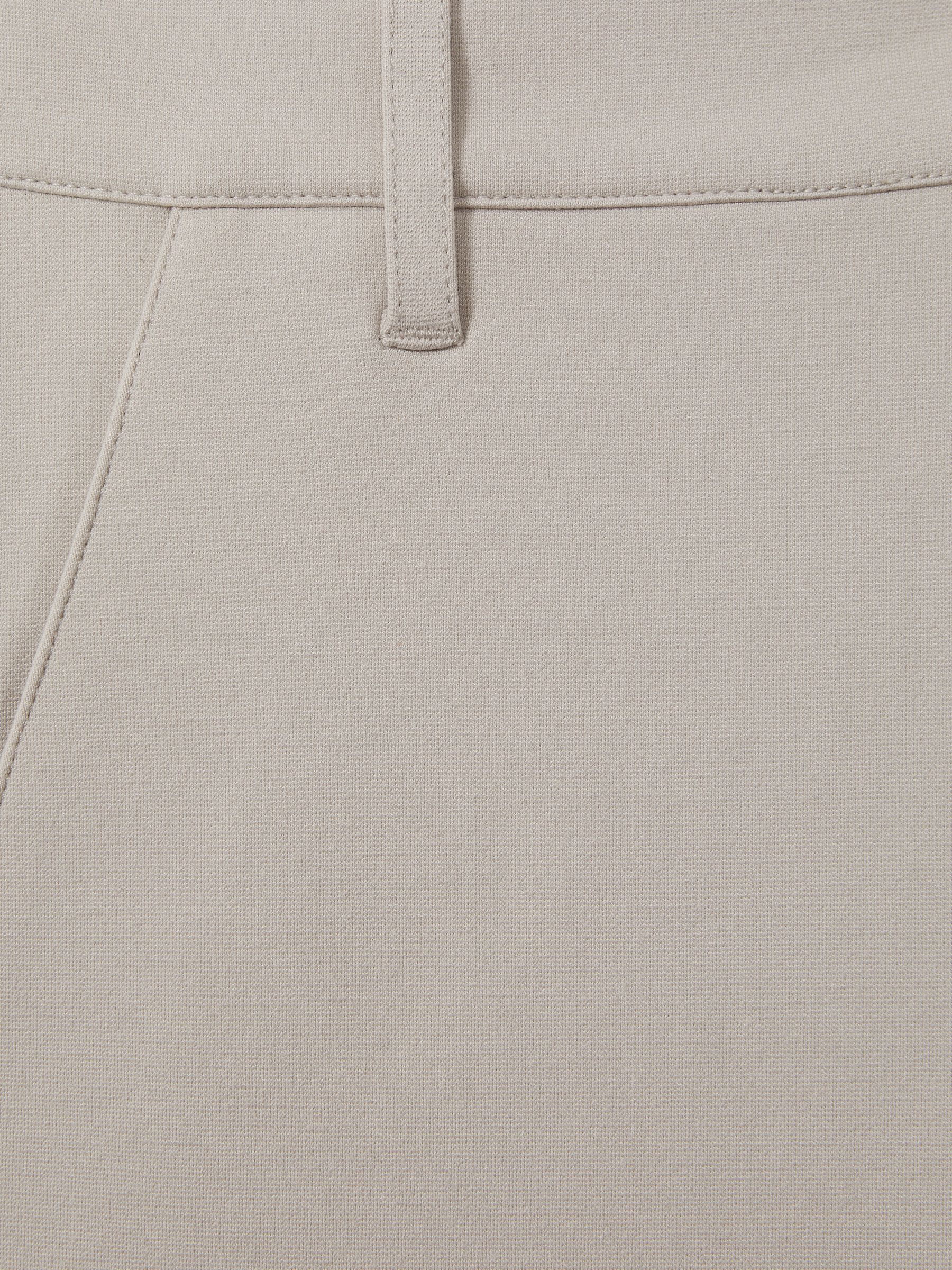 Paige Tapered Stretch Trousers in Oyster - Image 6 of 6