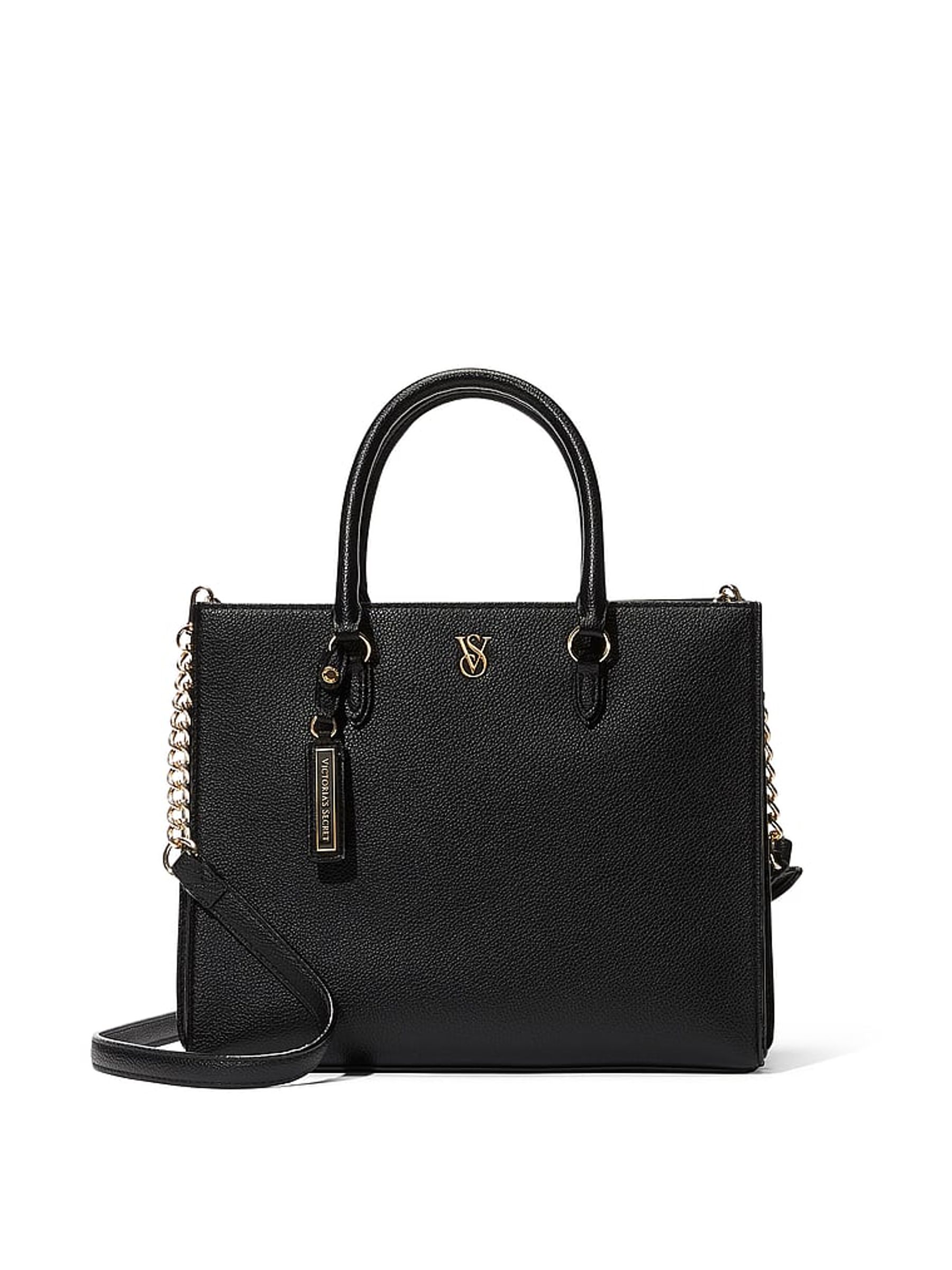 Black Pebble Satchel Bag - Image 2 of 4