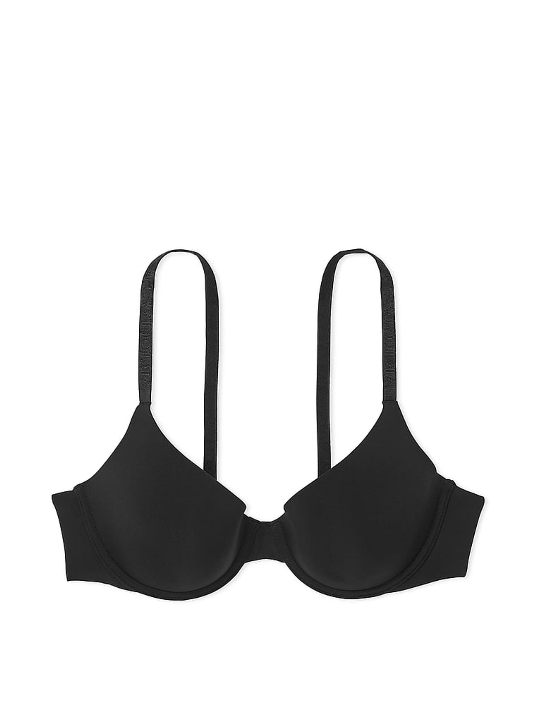 Black Strap Demi Lightly Lined Bra - Image 3 of 3