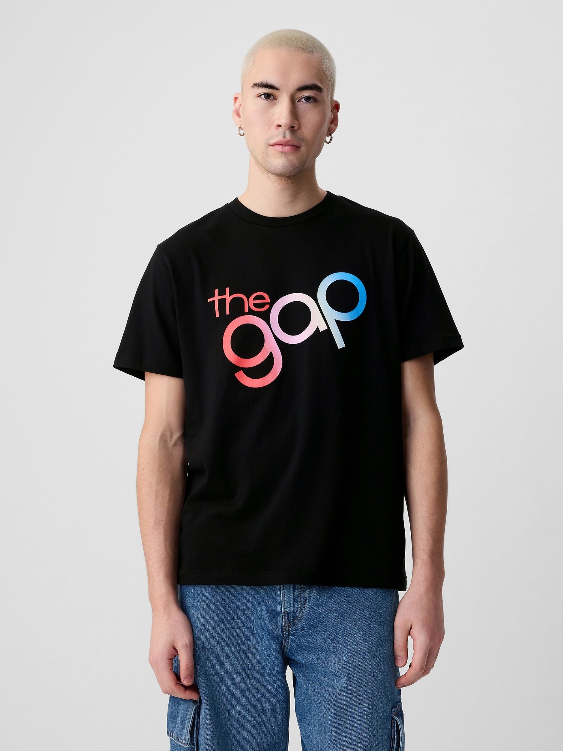 Black 1969 Logo Short Sleeve Crew Neck T-Shirt - Image 1 of 5