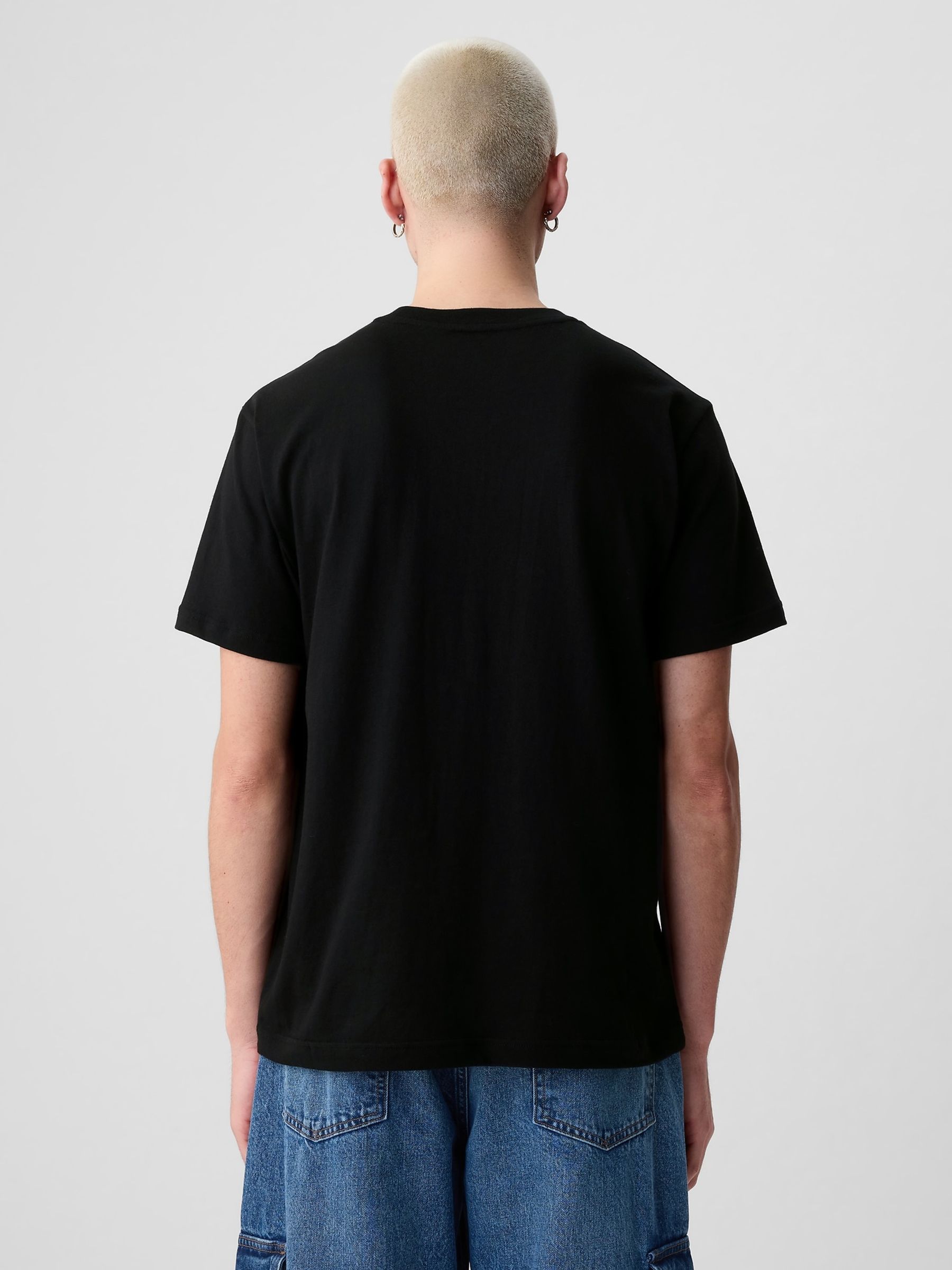 Black 1969 Logo Short Sleeve Crew Neck T-Shirt - Image 2 of 5